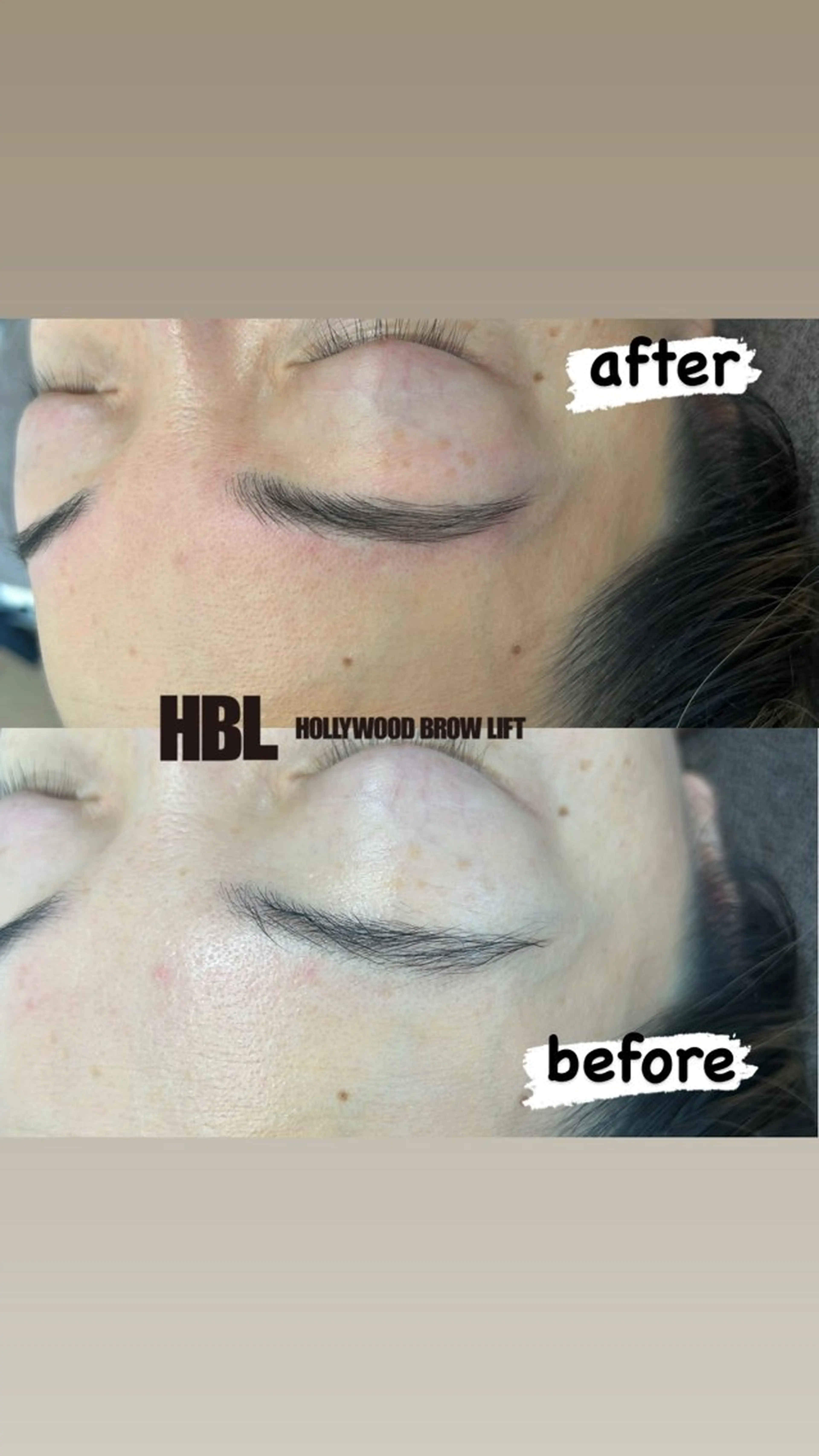 アイブロウ ハリウッドブロウリフト petitchou eyelashのマツエク・マツパデザイン