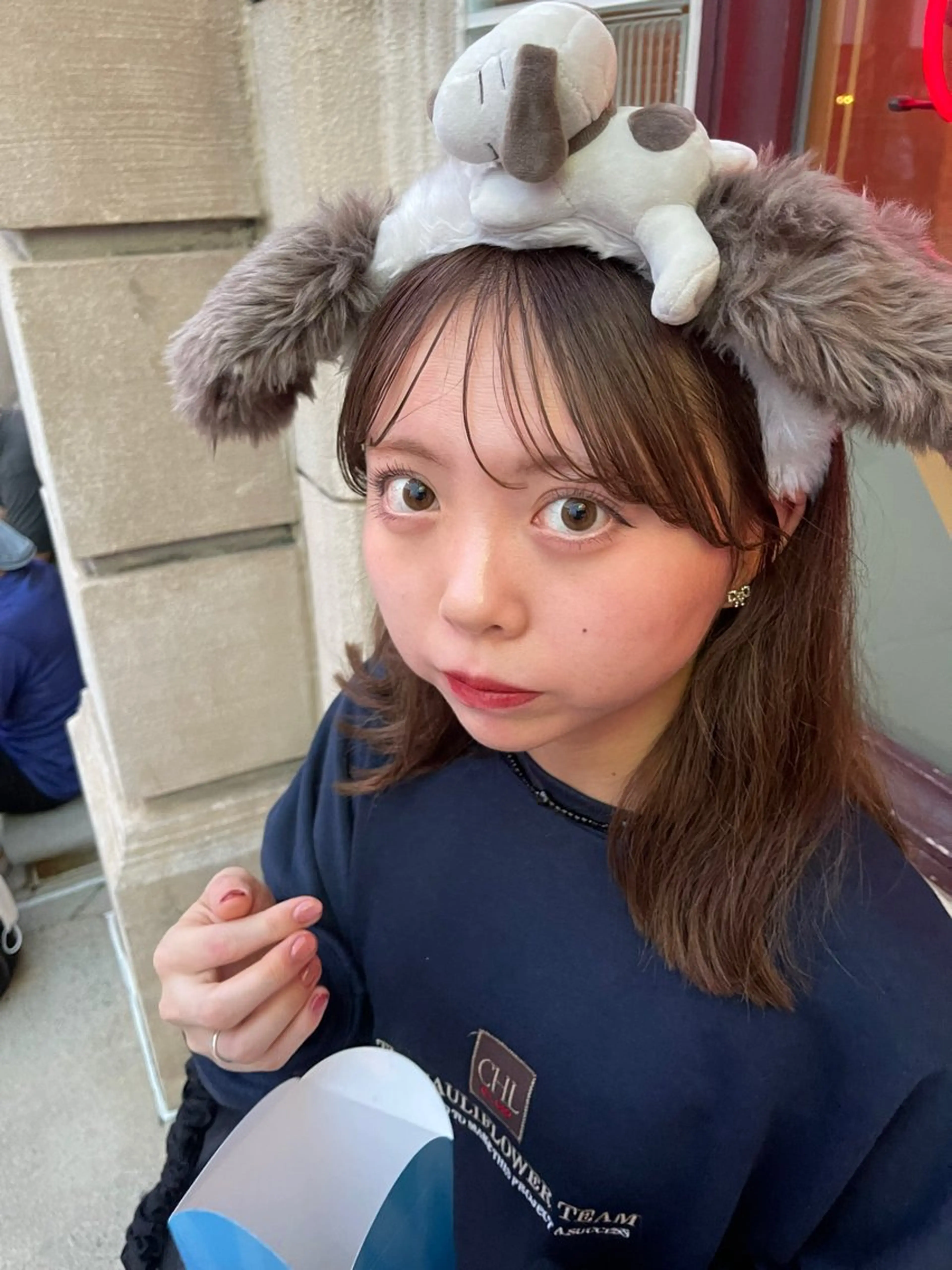 ミディアム カラー 愛莉/ラベンダー/ ベージュ/ブラウンのヘアスタイル