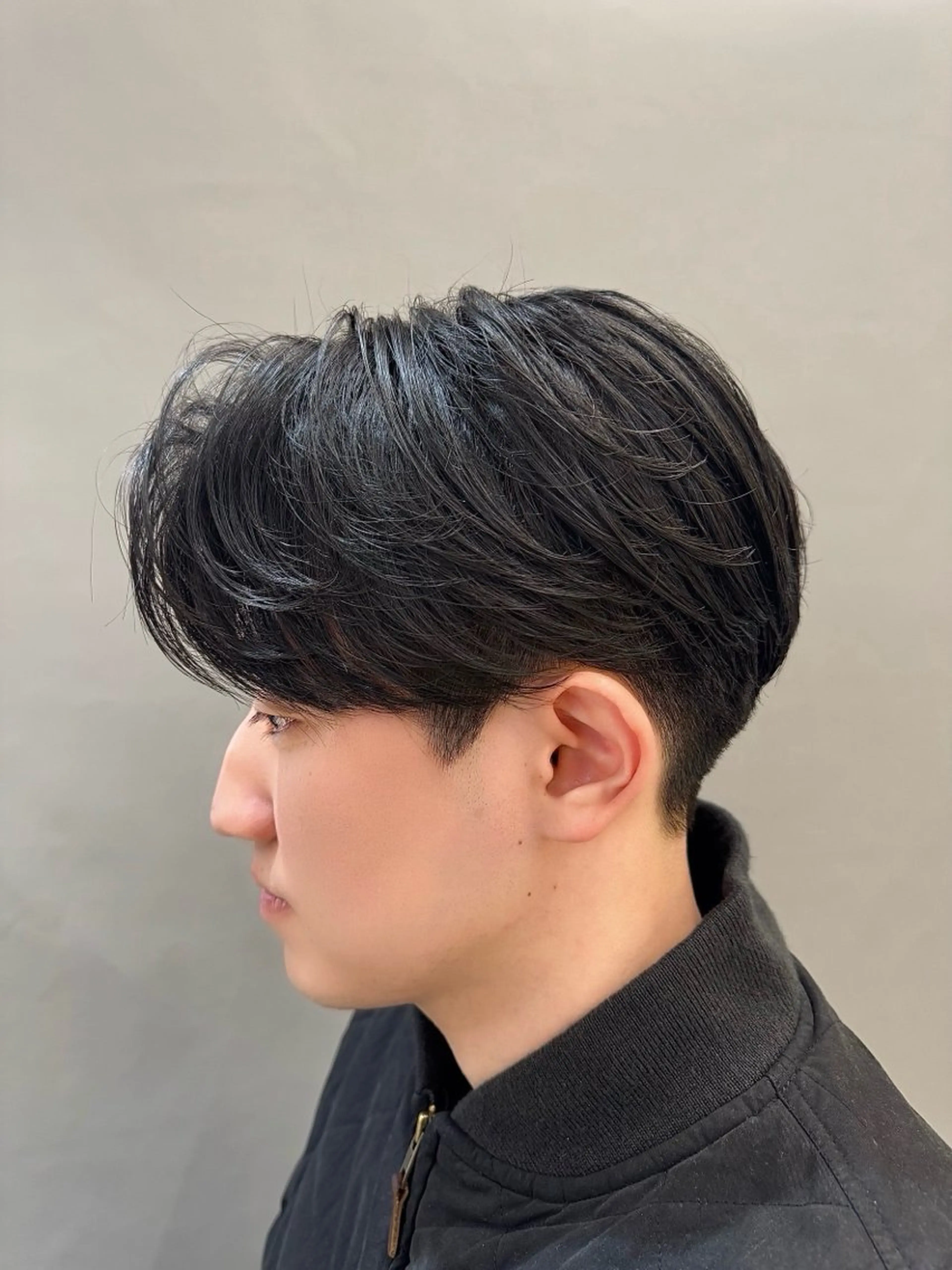 メンズ パーマ スパイキーショート/ センターパート/奈菜のヘアスタイル