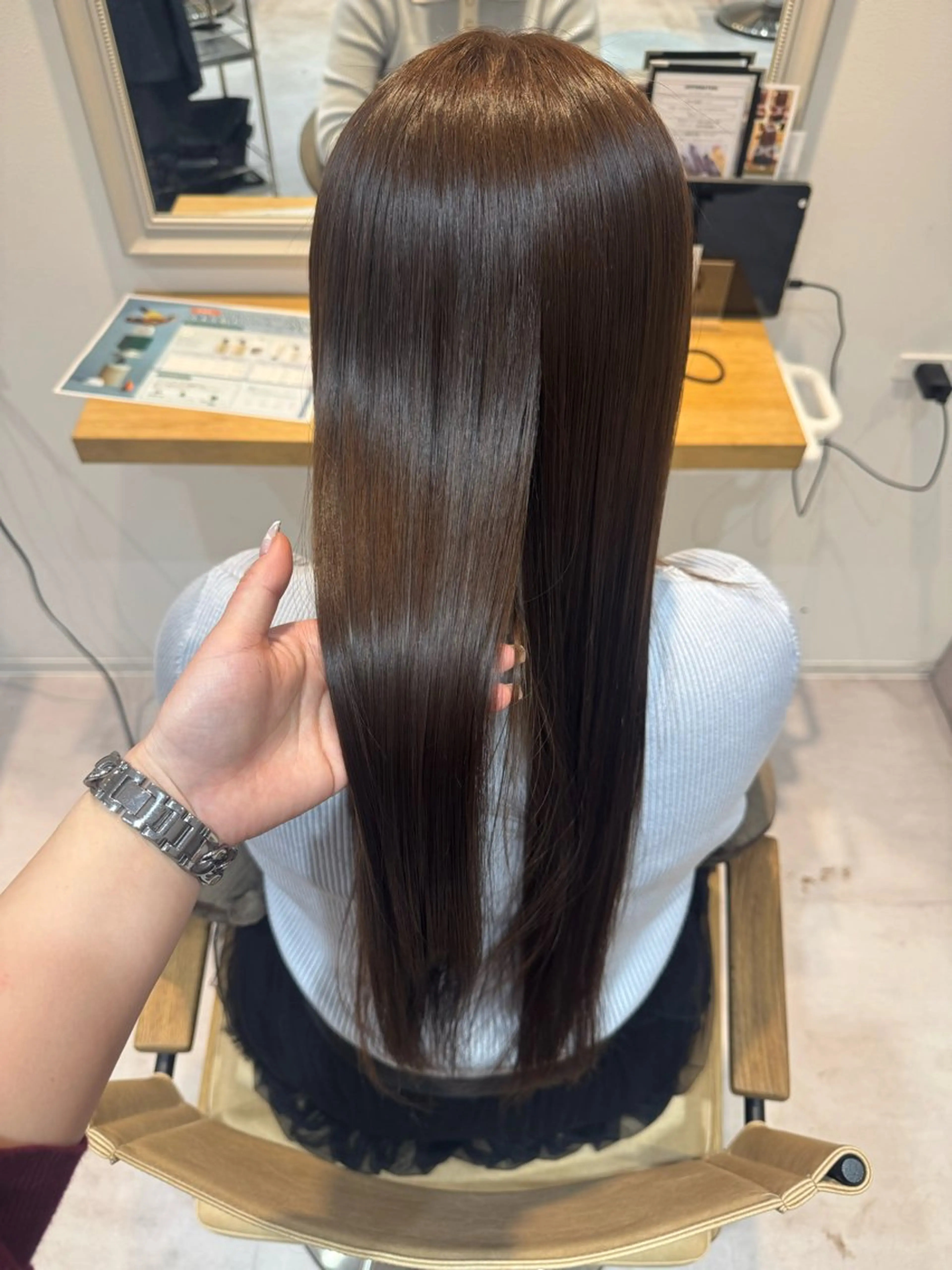 ロング ヘアカラー トリートメント fuka .のヘアスタイル