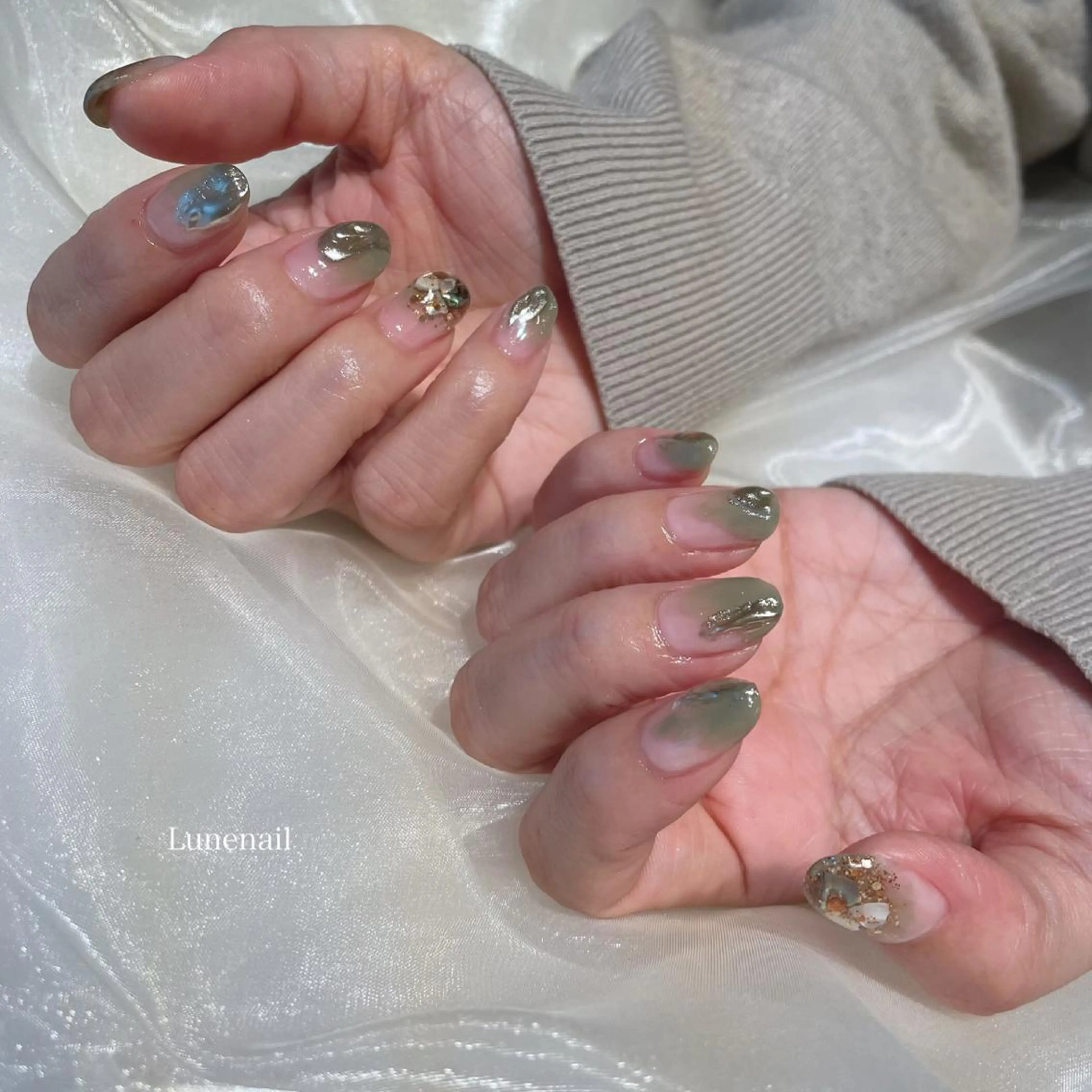 ミディアム ハンドネイル Lunenail所属・Lune nailのネイルデザイン