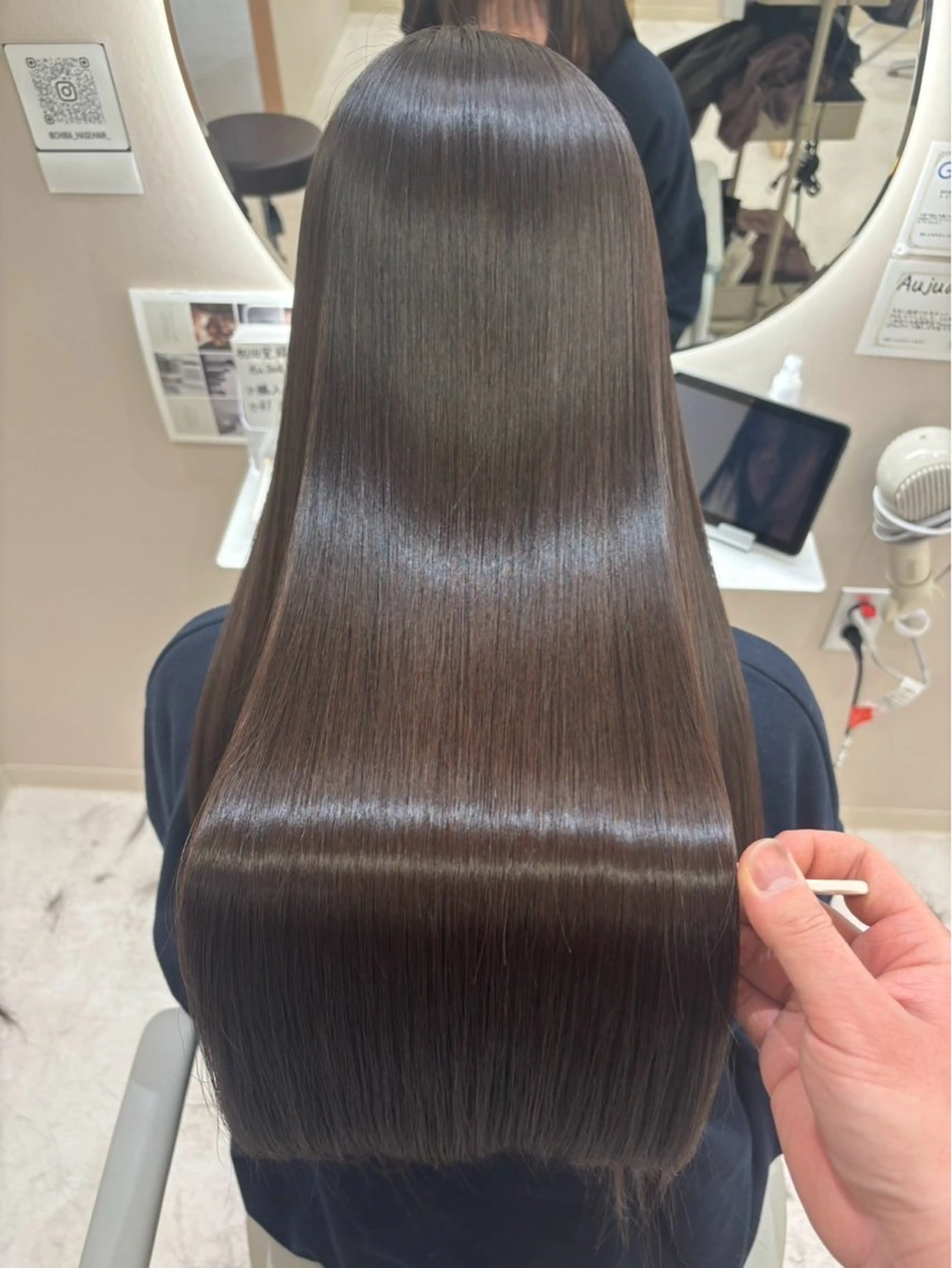 [✨️期間限定✨️]髪質改善inケアカラー + 髪質改善トリートメント(ブリーチなし)の写真