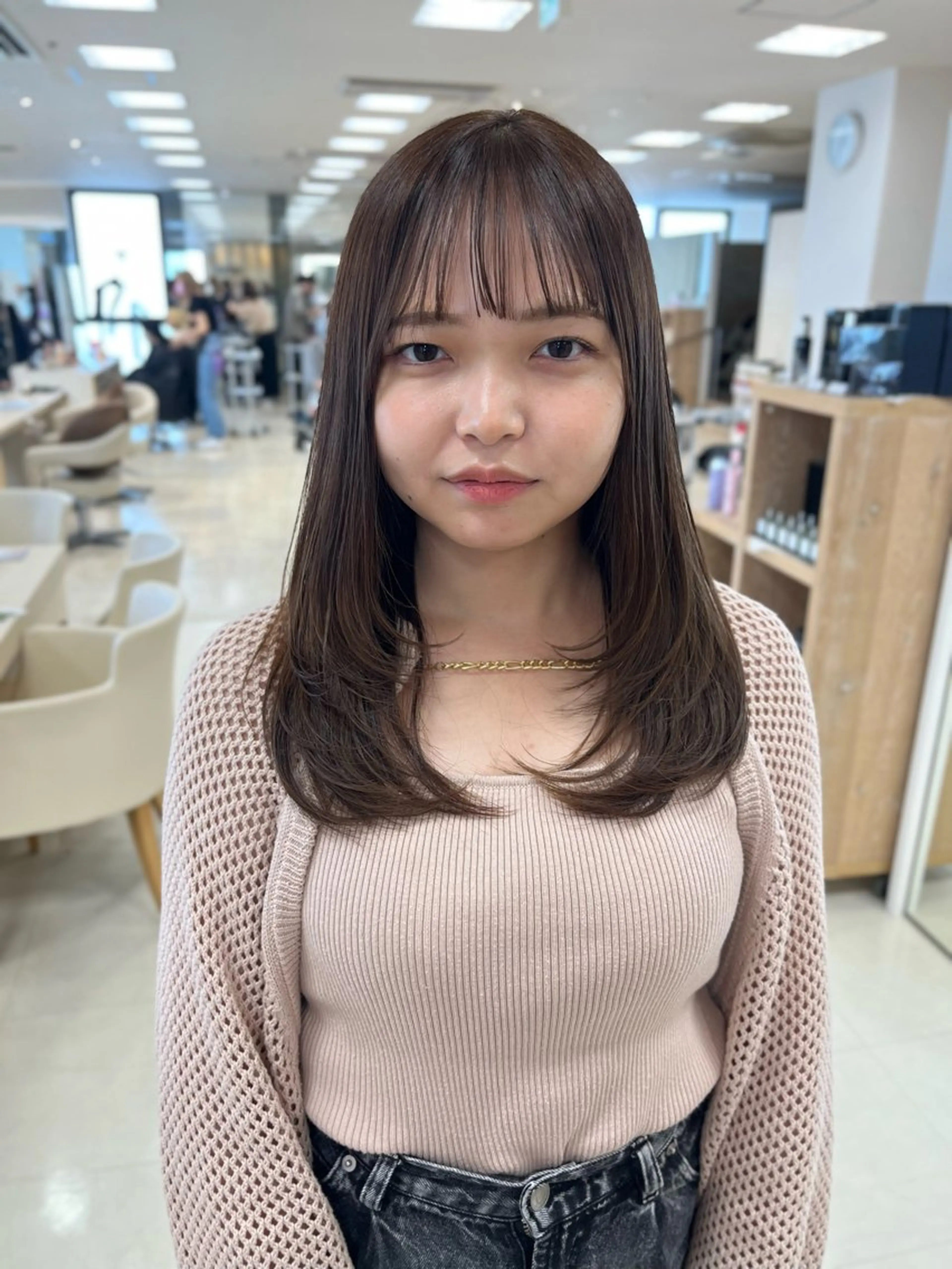 ロング カラー カット ヘアカラー トリートメント 暖色専門美容師🎀 お客様満足度◎のヘアスタイル