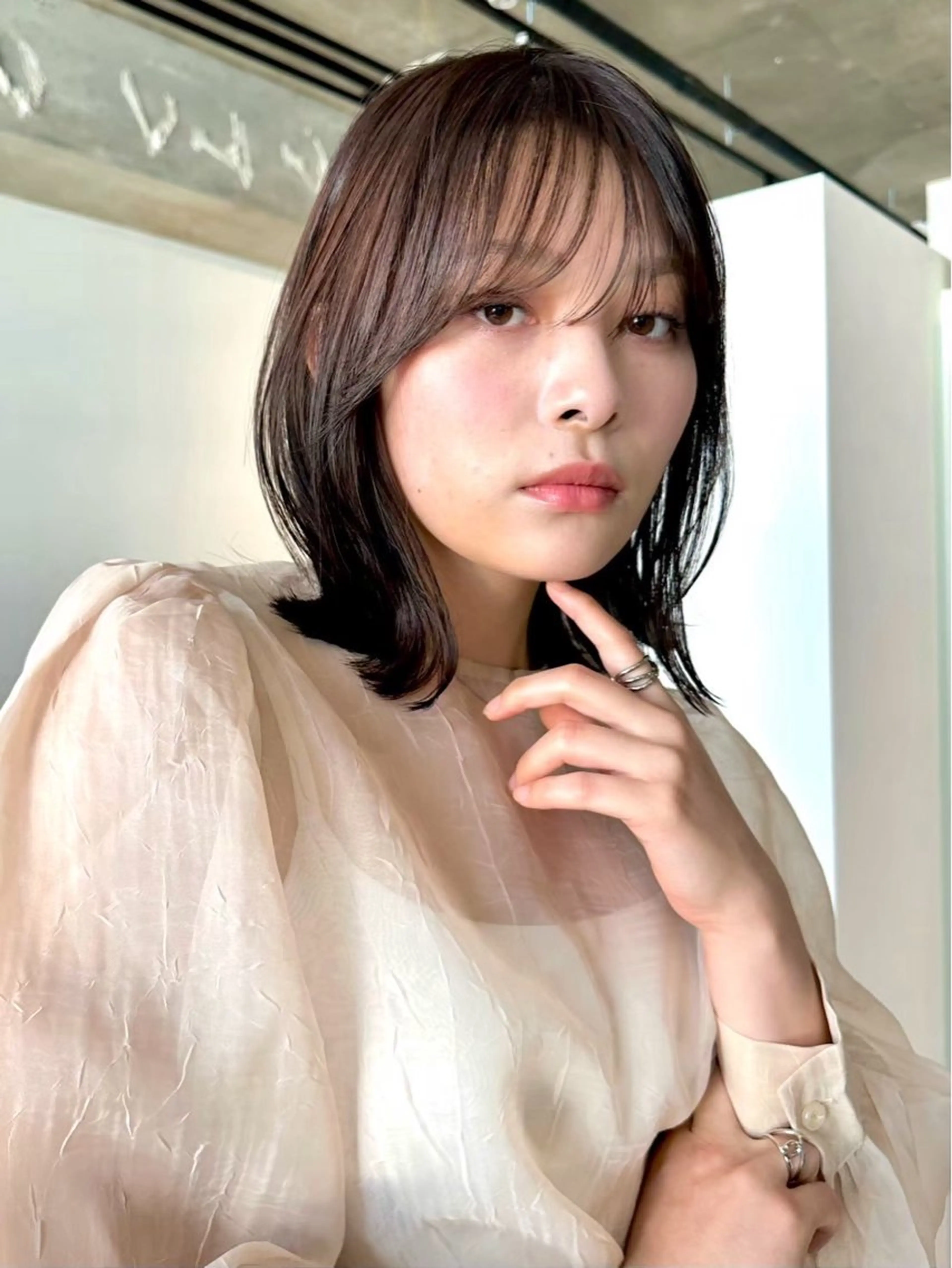 ミディアム カラー パーマ 💍🧸カラーモデル 募集中🧸💍のヘアスタイル