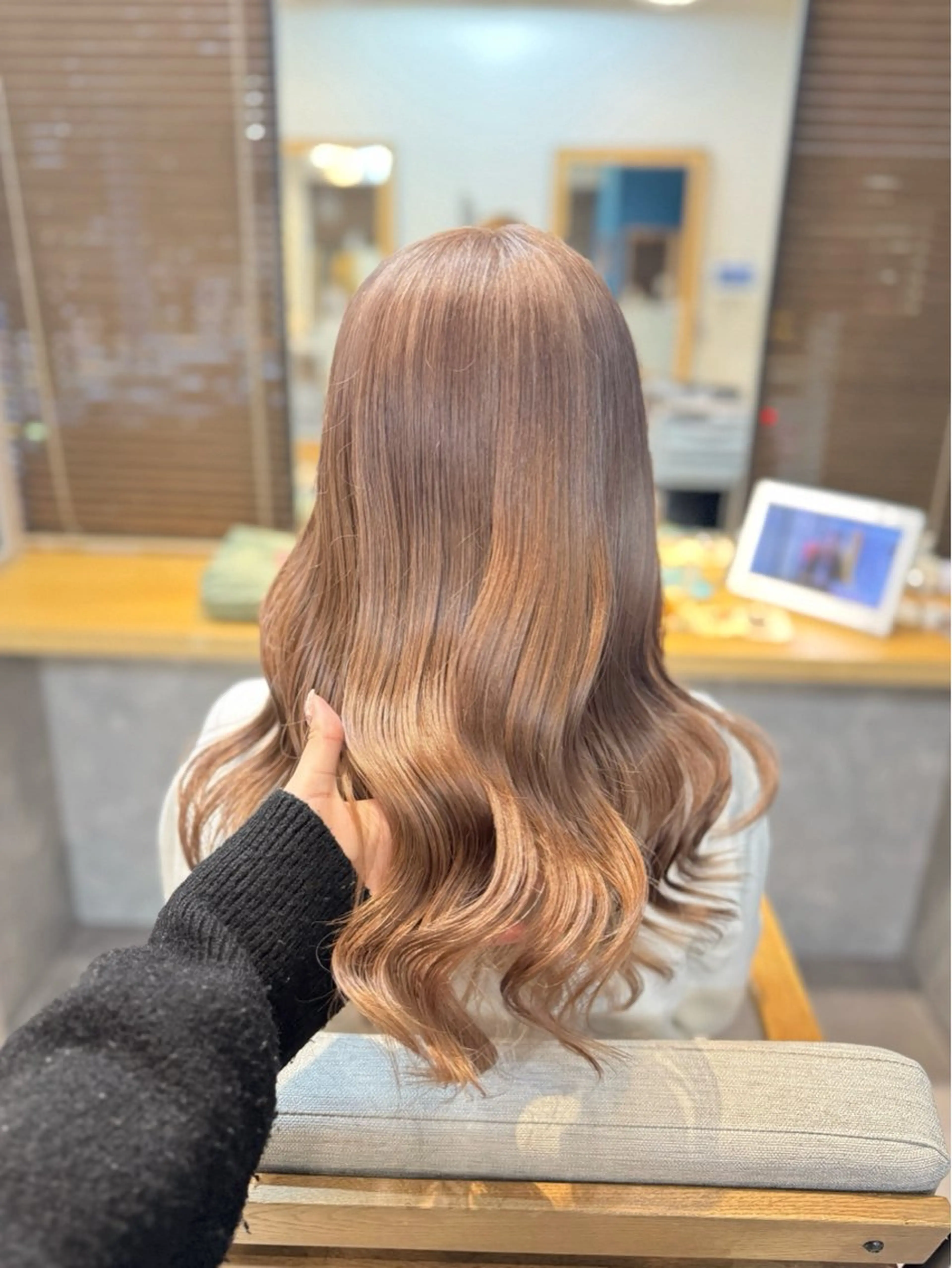 ロング カラー ヘアカラー トリートメント 似合わせ/ブリーチ/ 透明感/sanamiのヘアスタイル