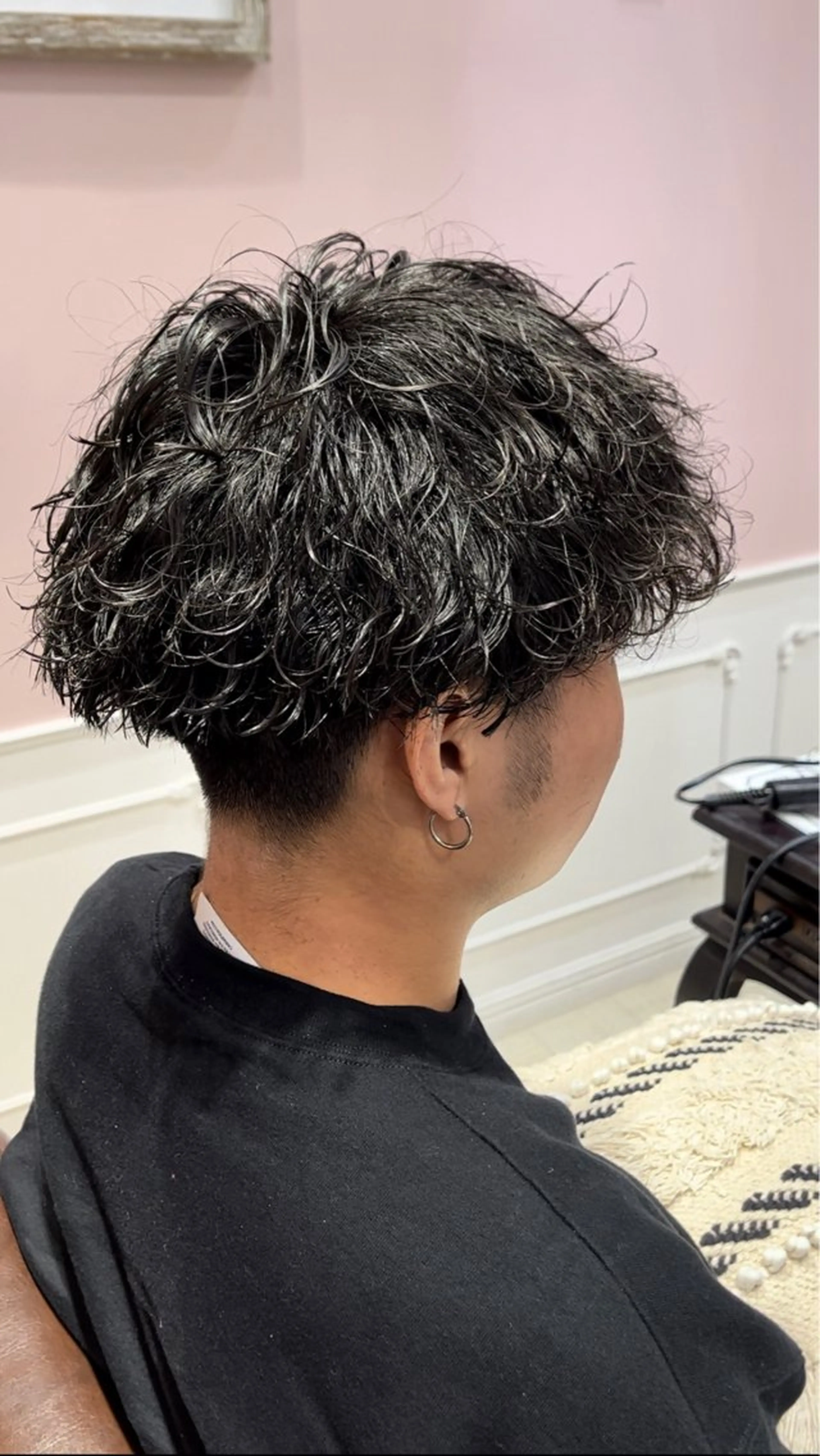 パーマ メンズ メンズパーマ 波巻きパーマ カット パーマ レイヤー/透明感/髪 質改善/メンズ/佐藤のヘアスタイル