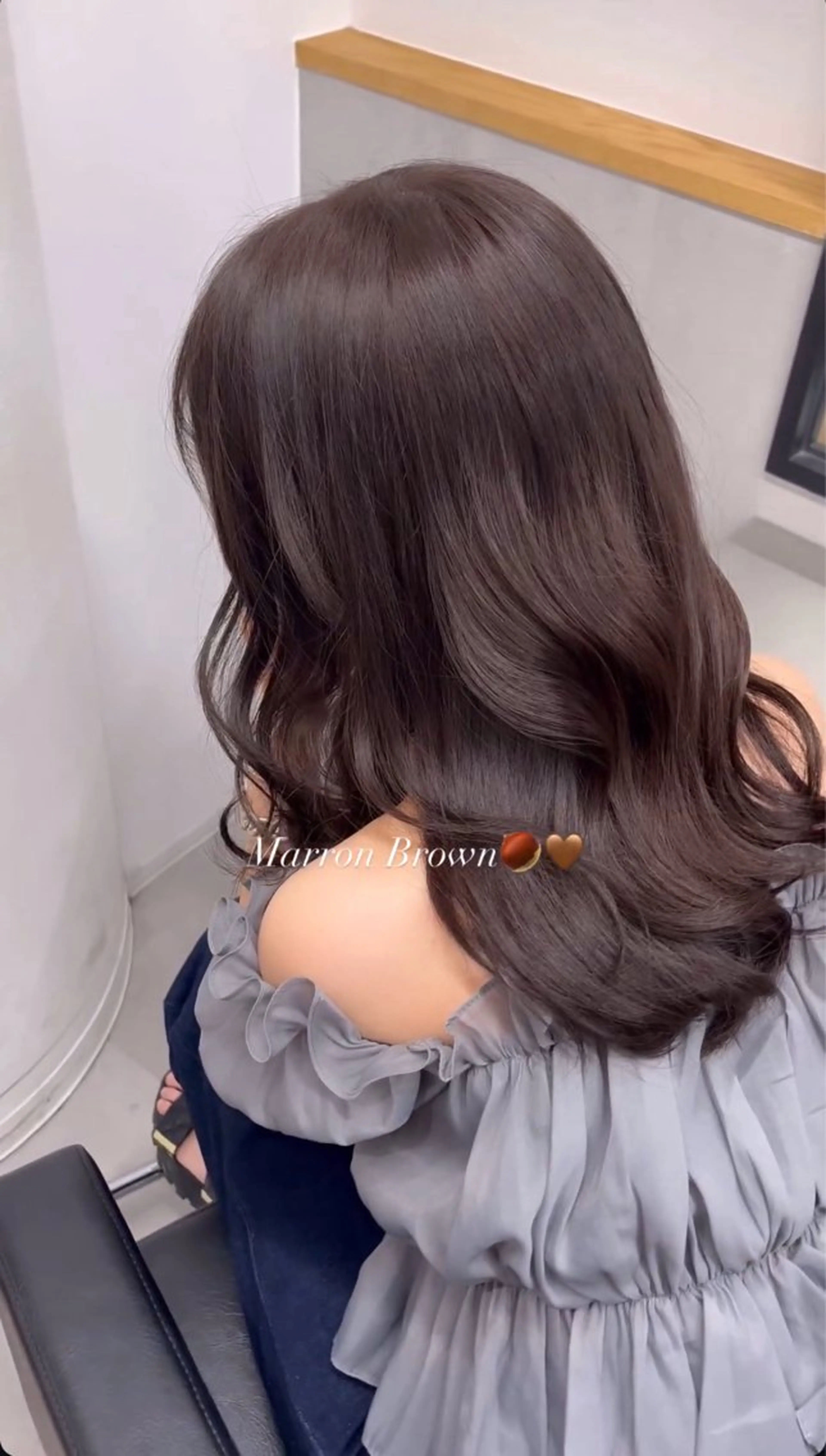 ミディアム ヘアカラー トリートメント 新宿/ボブ/レイヤー 縮毛矯正/SACHIのヘアスタイル