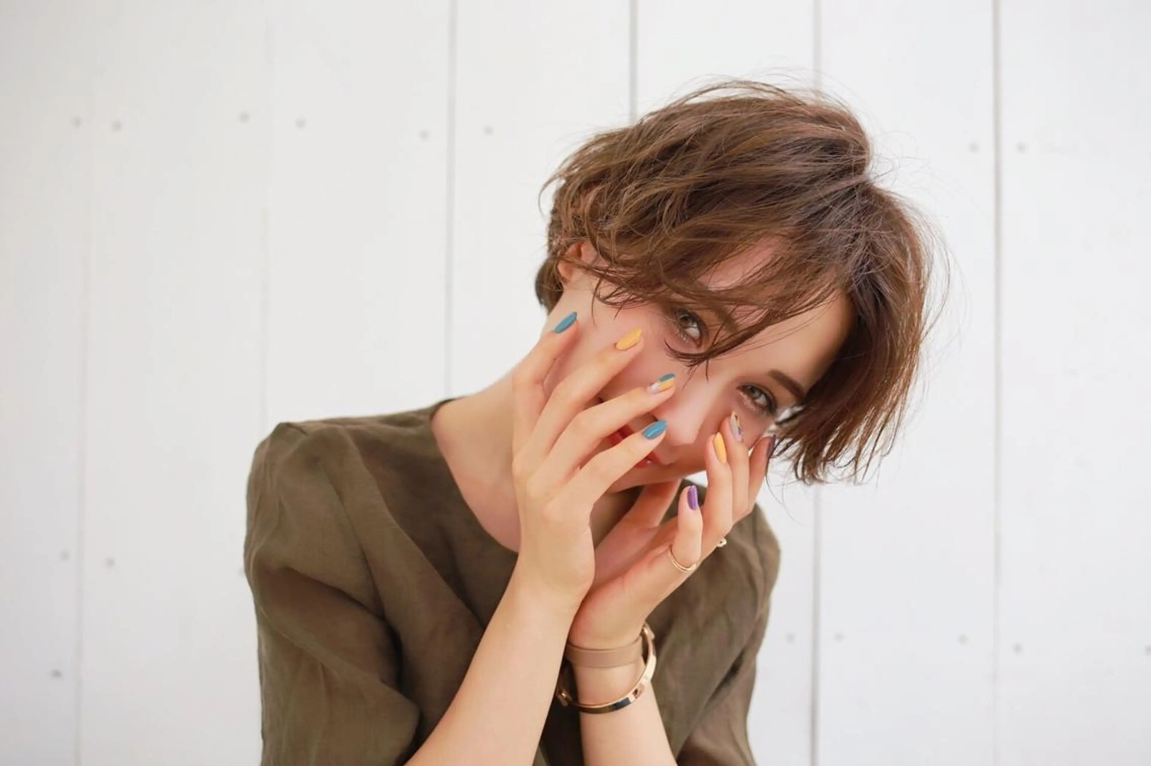 セミロング 松島 涼花のヘアスタイル