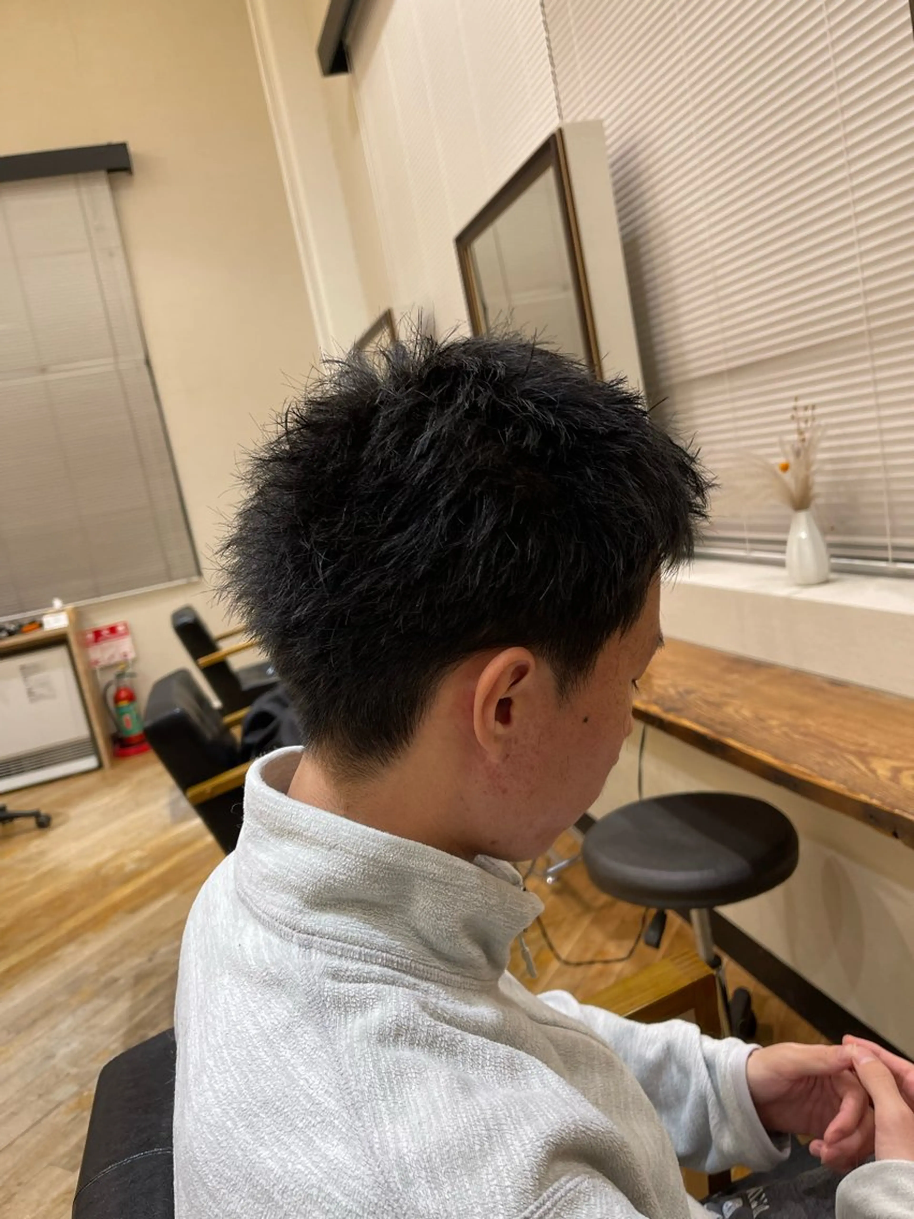 ショート メンズ スパイキーショート ショートヘア カット Rolen.所属・佐藤 海璃のヘアスタイル