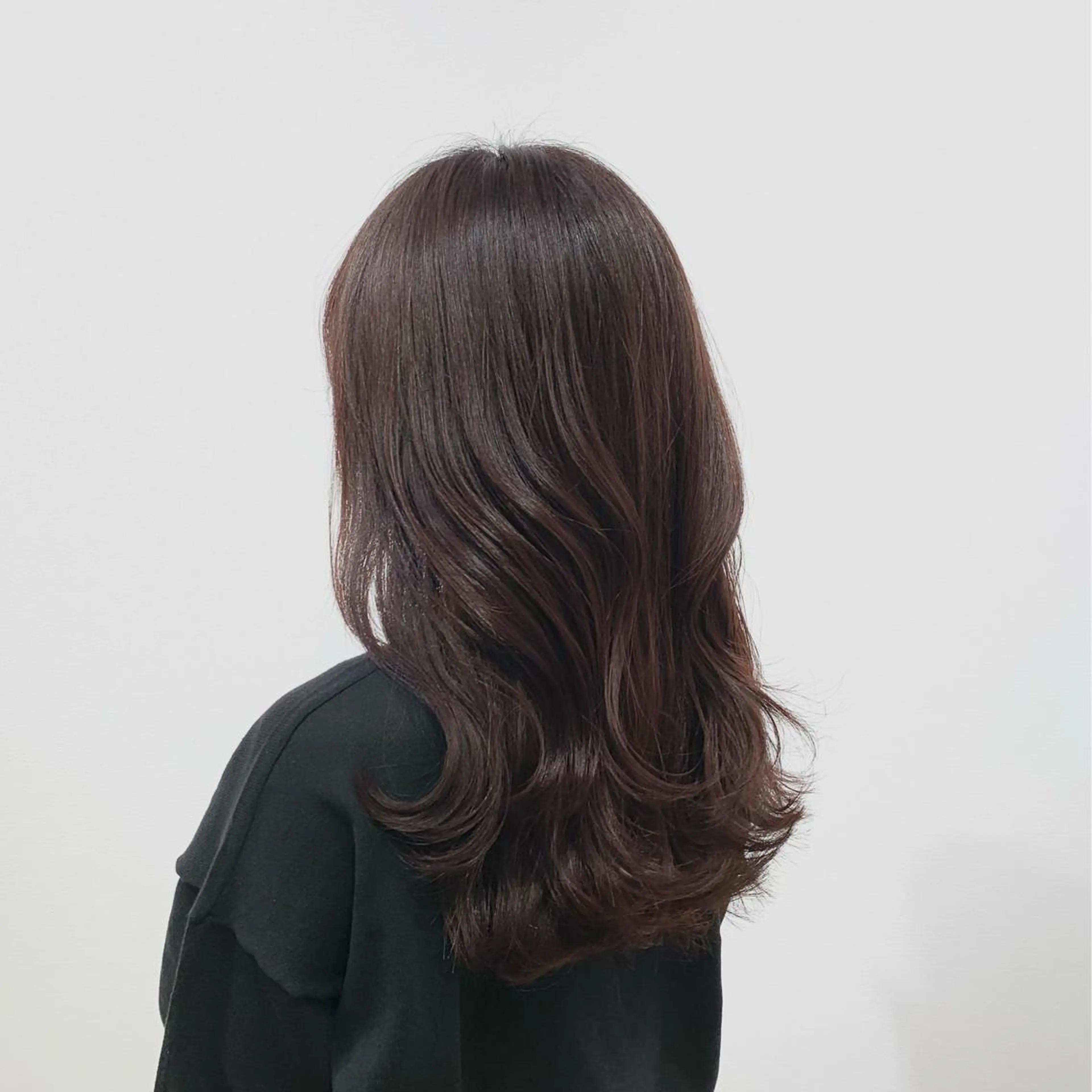 ロング カラー ヘアアレンジ キヨミ 韓国レイヤーカットのヘアスタイル