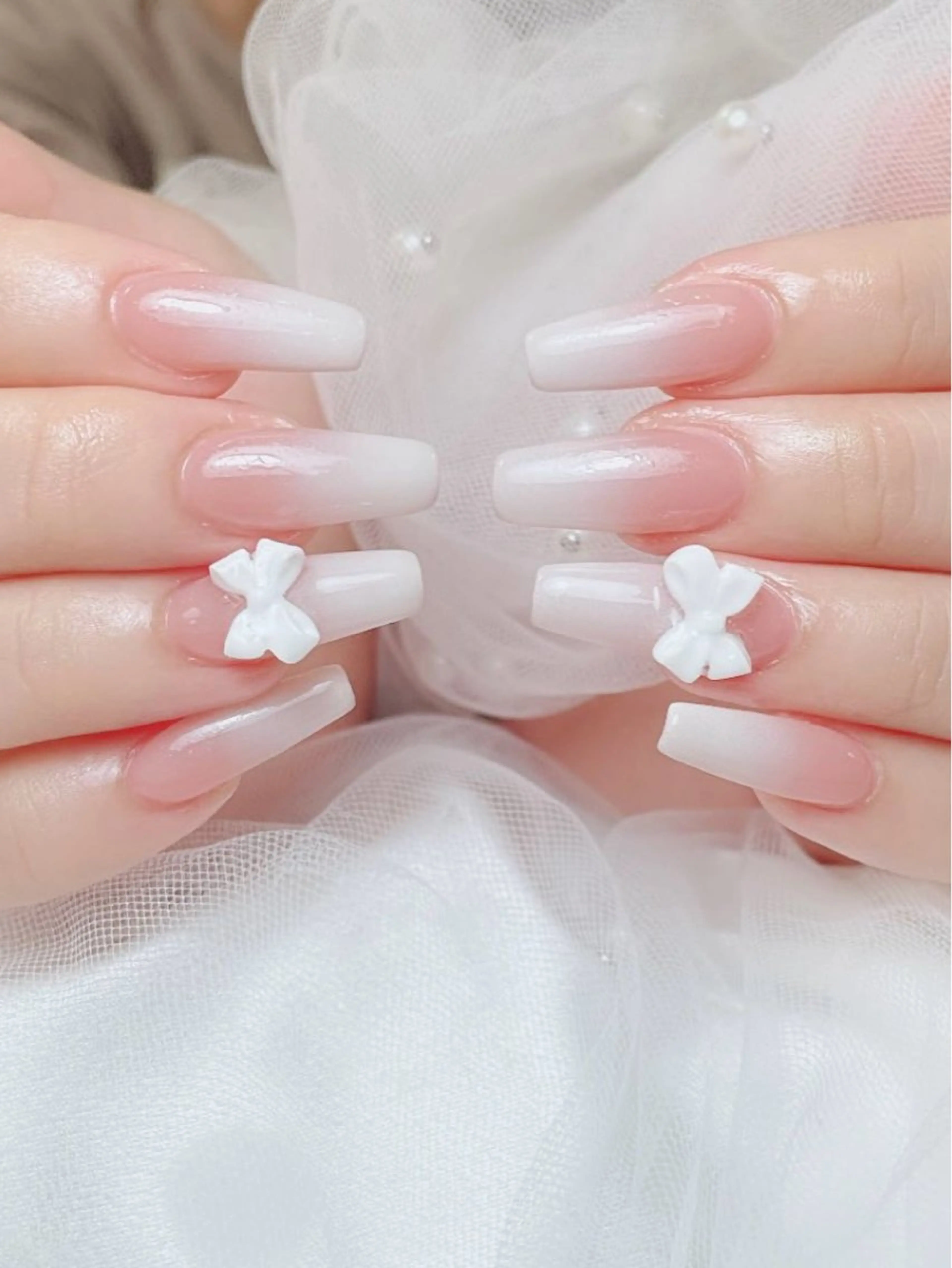 ネイル フレンチネイル ジェルネイル ハート 韓国ネイル マグネットネイル ハンドネイル ネイルサロン lotusのネイルデザイン