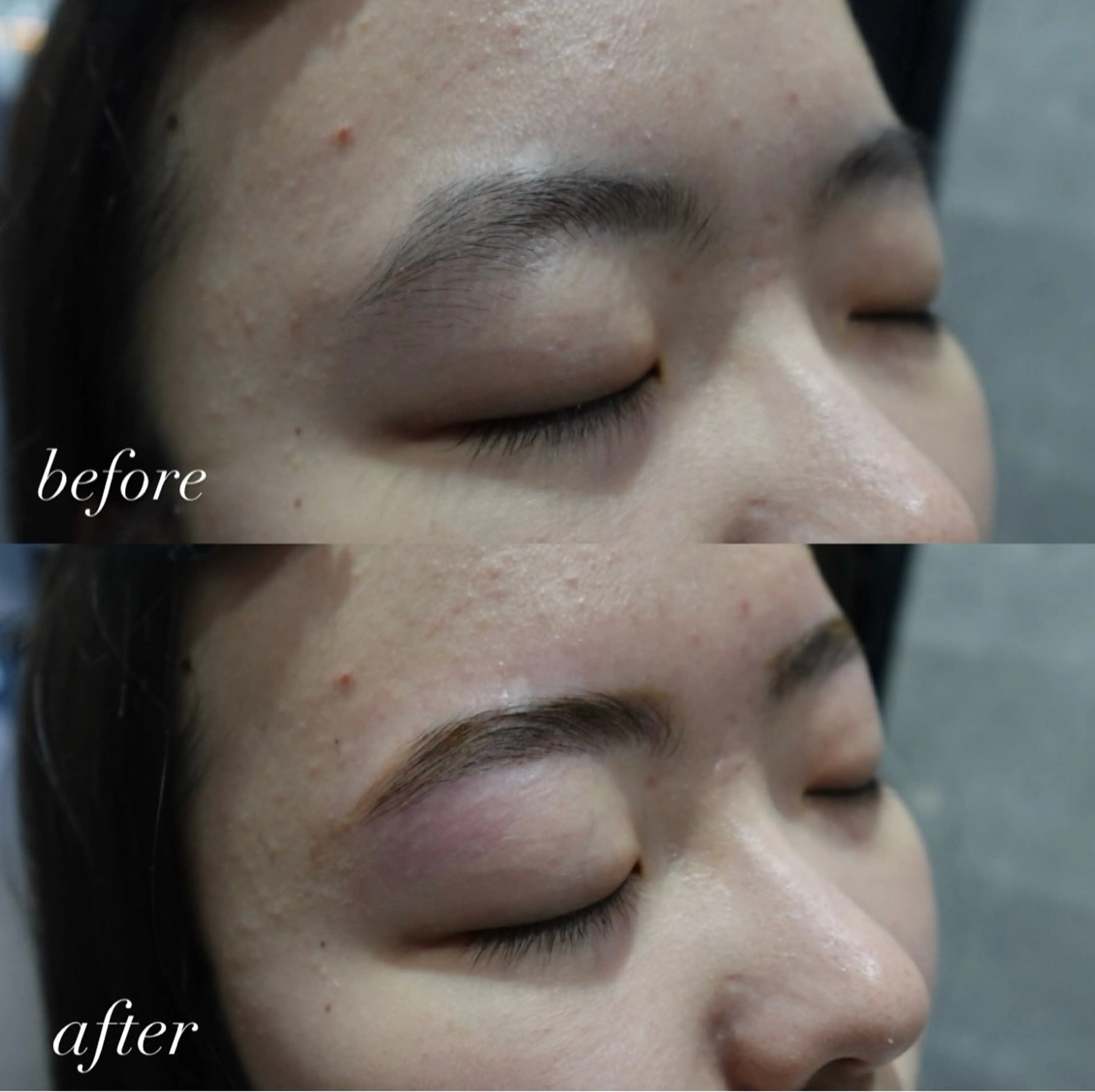 アイブロウ 眉毛ワックス、パーマ 眉だけで垢抜けの眉毛・アイブロウイメージ