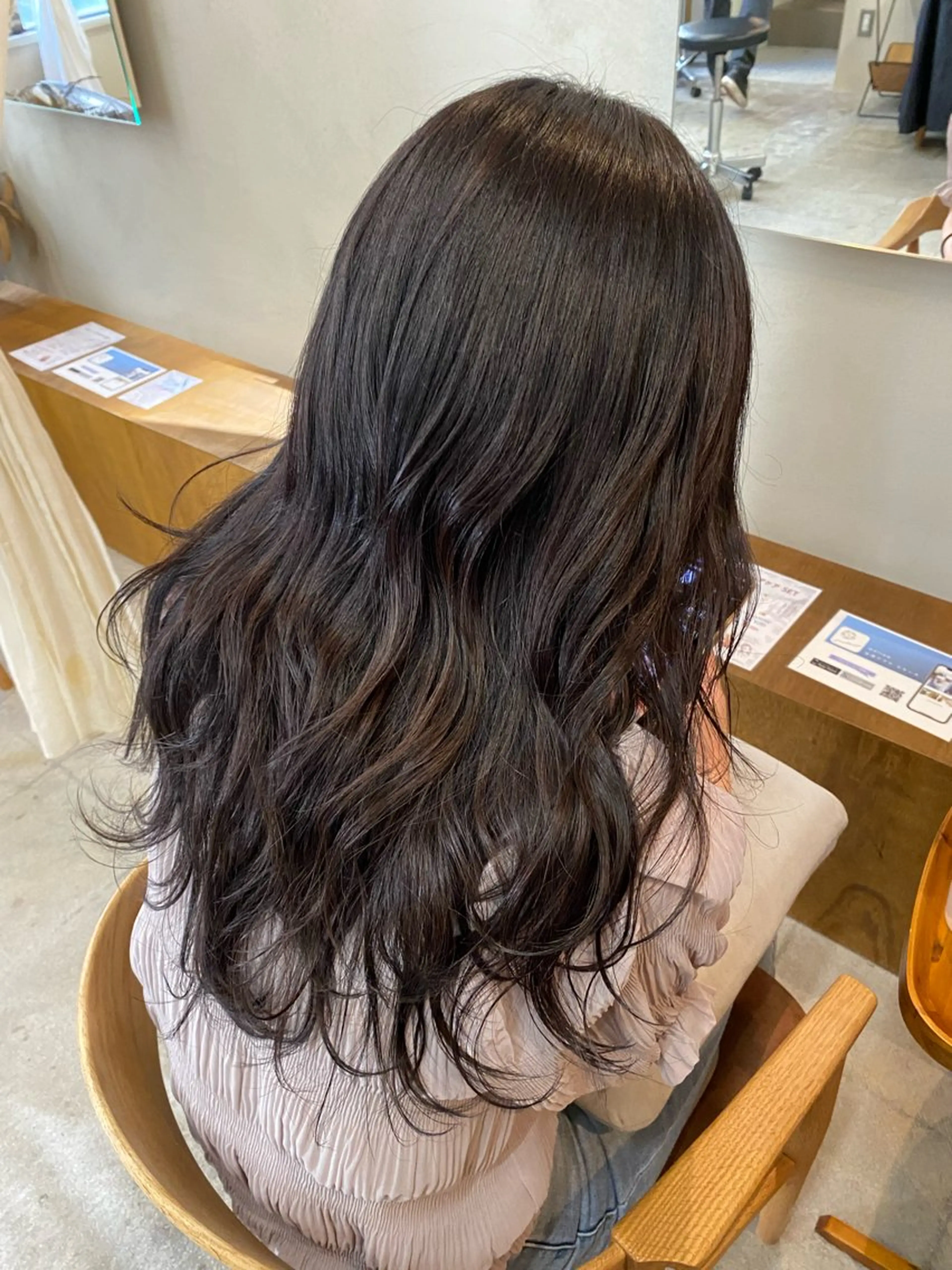 セミロング NIKO/名古屋/ 伏見/花屋併設のヘアスタイル