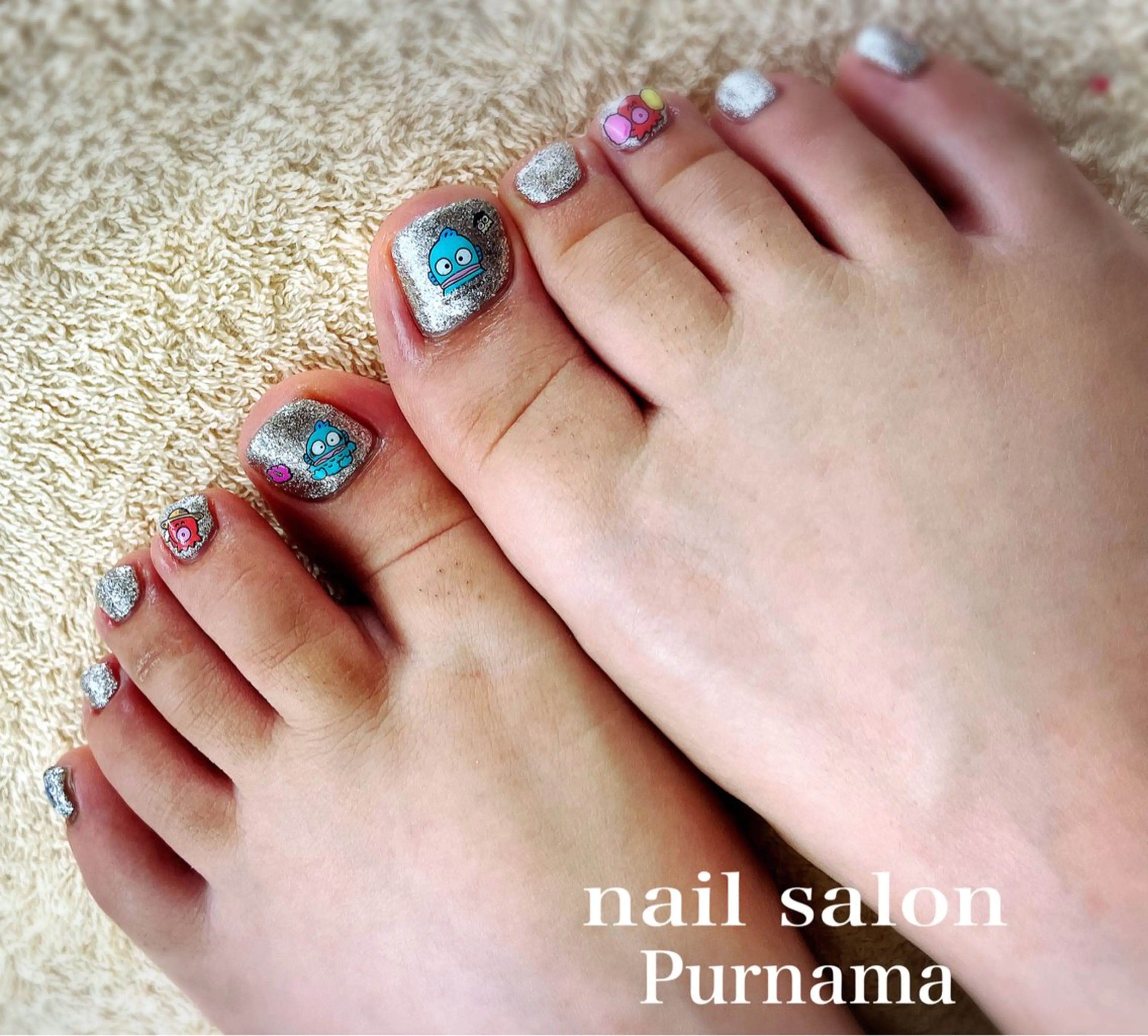 ネイル フットネイル Purnama(ﾌﾟﾙﾅﾓ)所属・Purnama あきのネイルデザイン