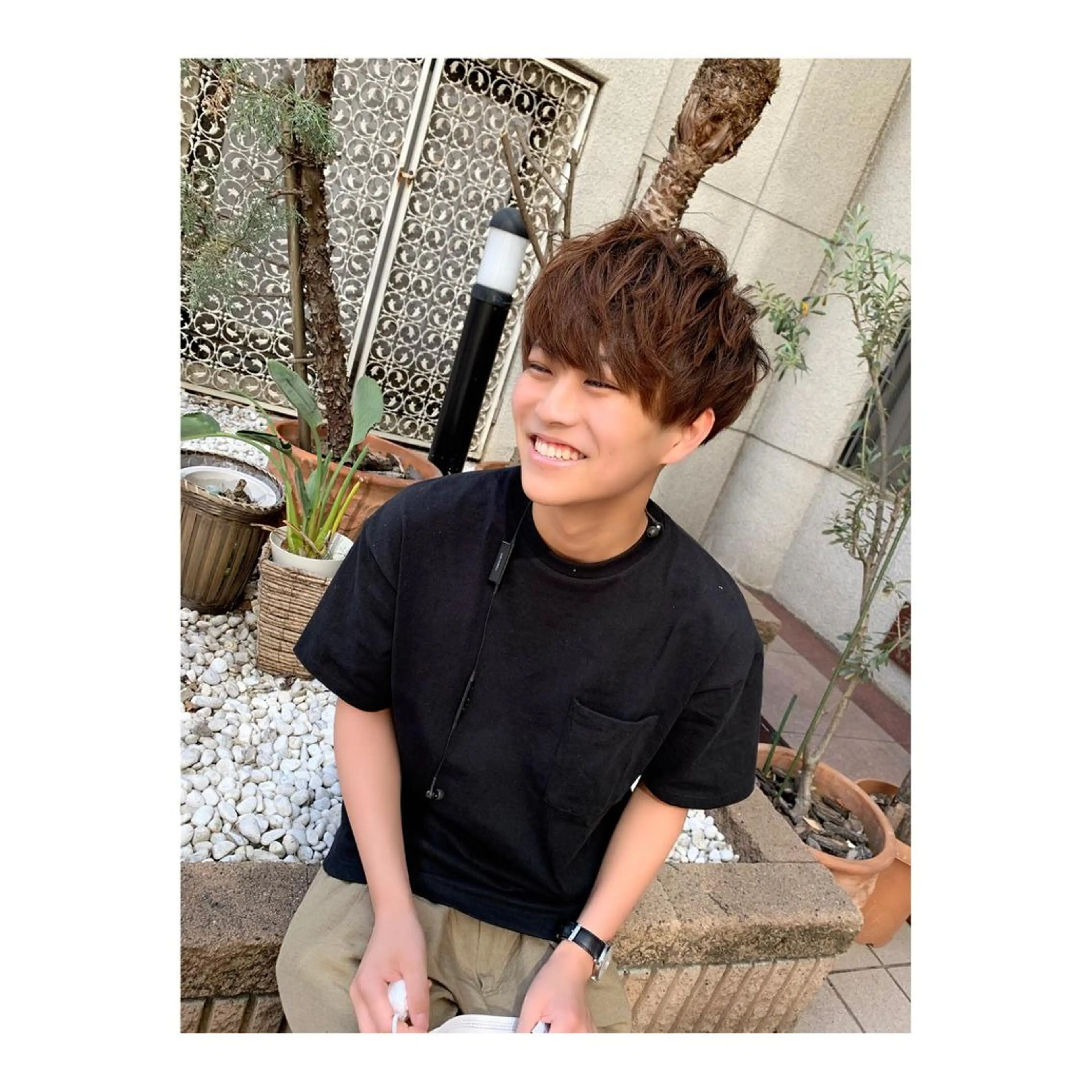 ショート ヘアアレンジ メンズ ange☞ soutaのヘアスタイル