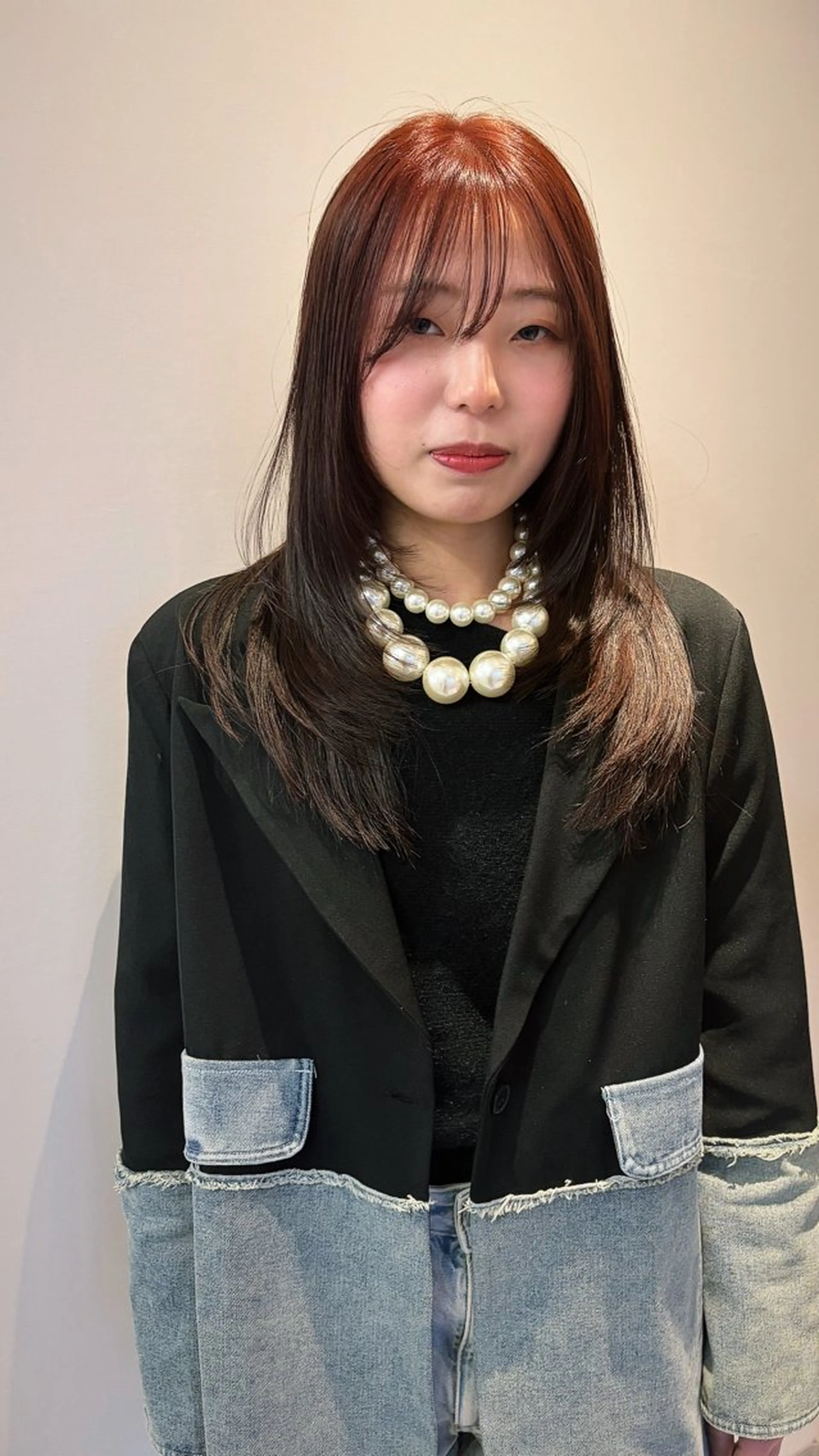 ロング カット ヘアカラー ａｉｋａ🐩 /艶カラー/レイヤーのヘアスタイル