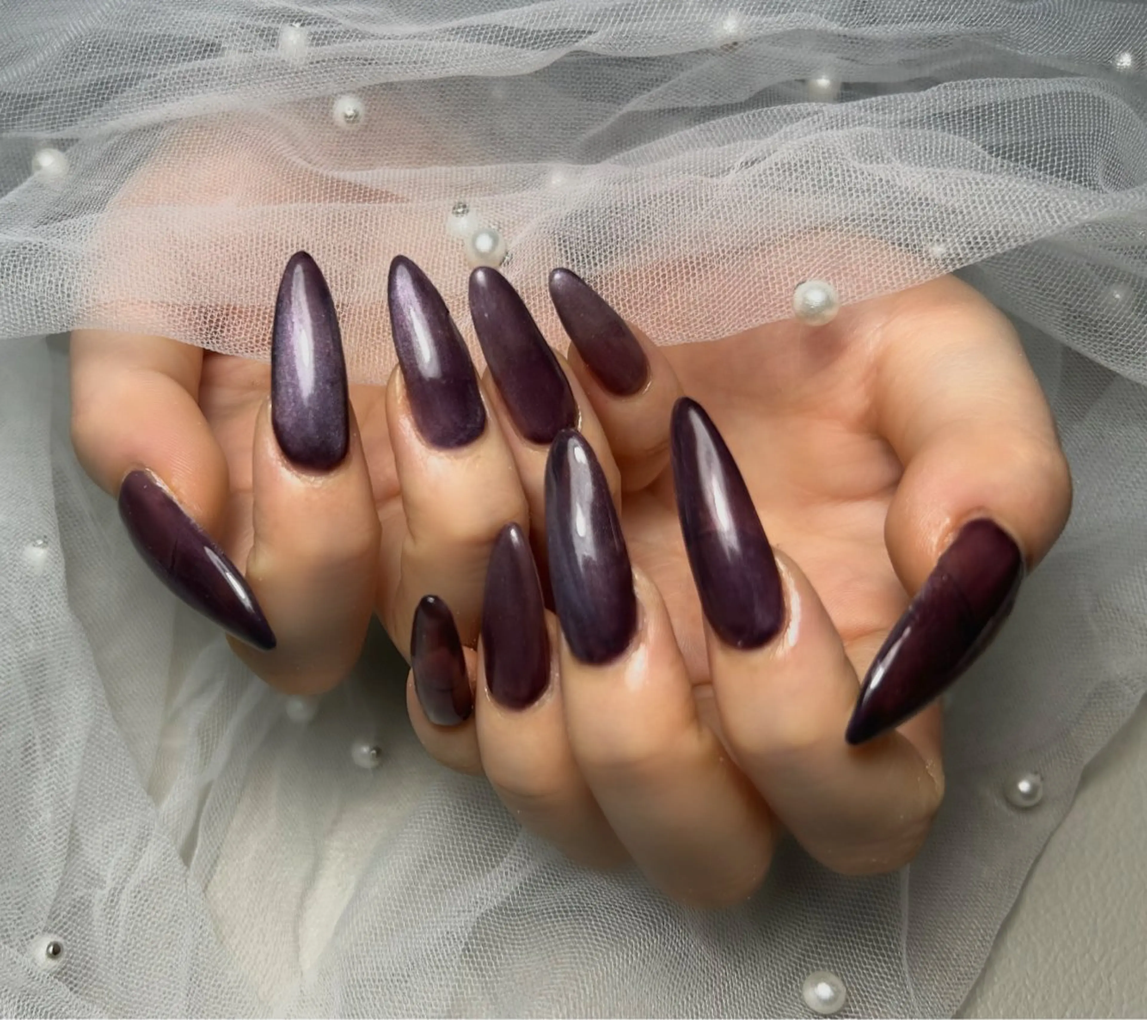 ネイル ワンカラーネイル Nherb所属・佐藤 友里絵のネイルデザイン