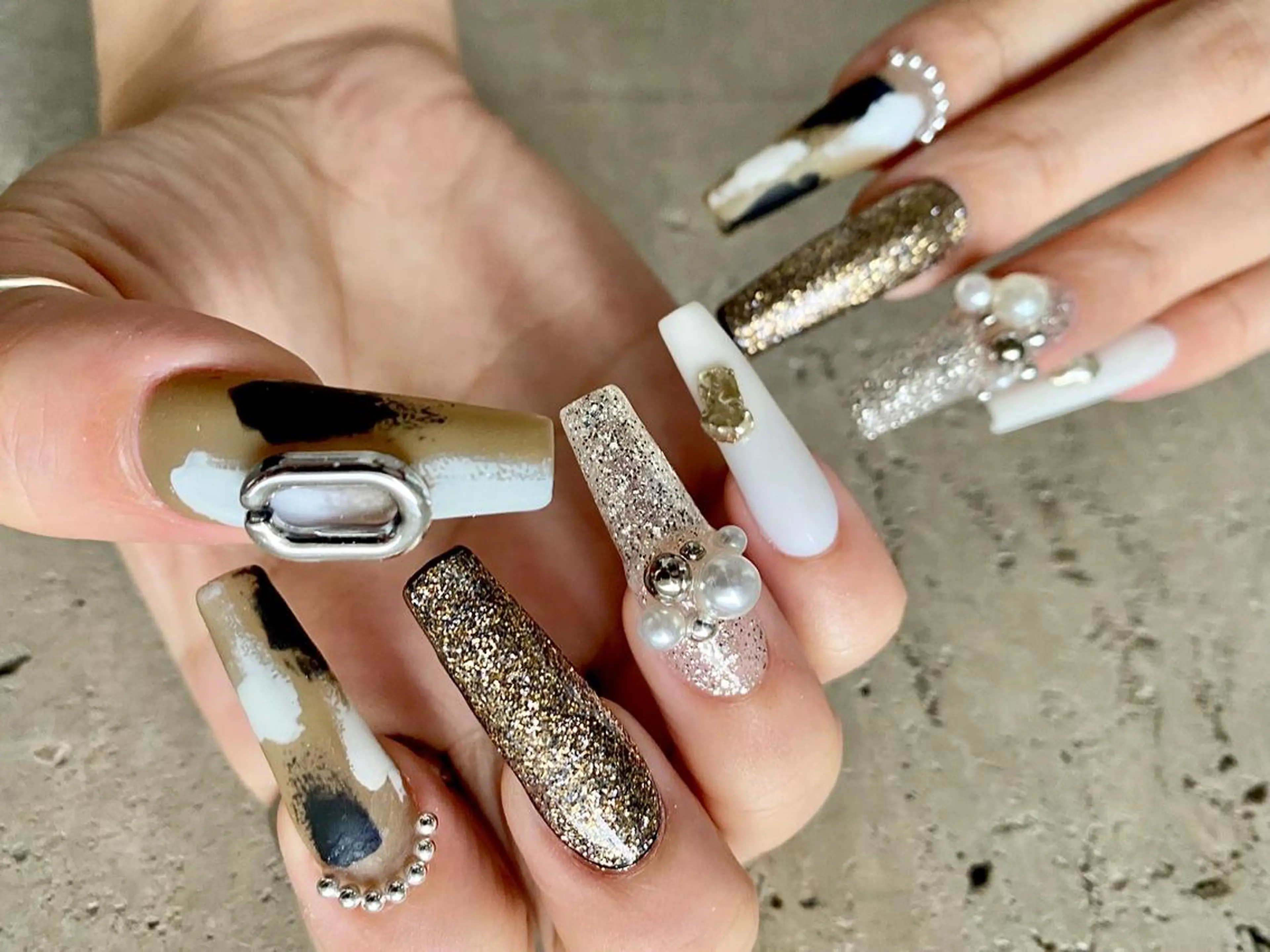 【口コミ割引】ハンド💅✨【オフ込み】持ち込み150分アートコース💖✨🌈の写真