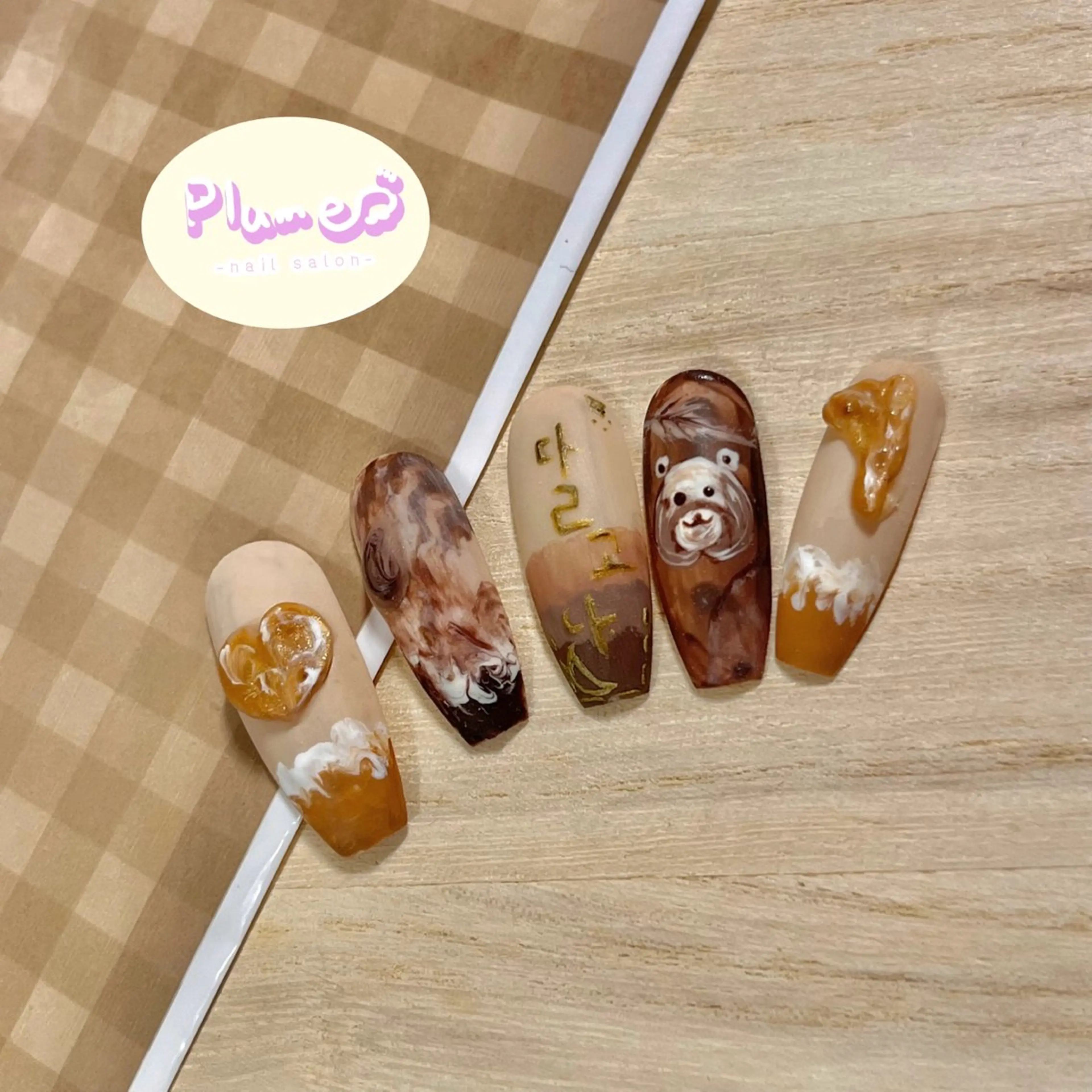 ネイル ハンドネイル plume nail ☆韓国ネイルのネイルデザイン