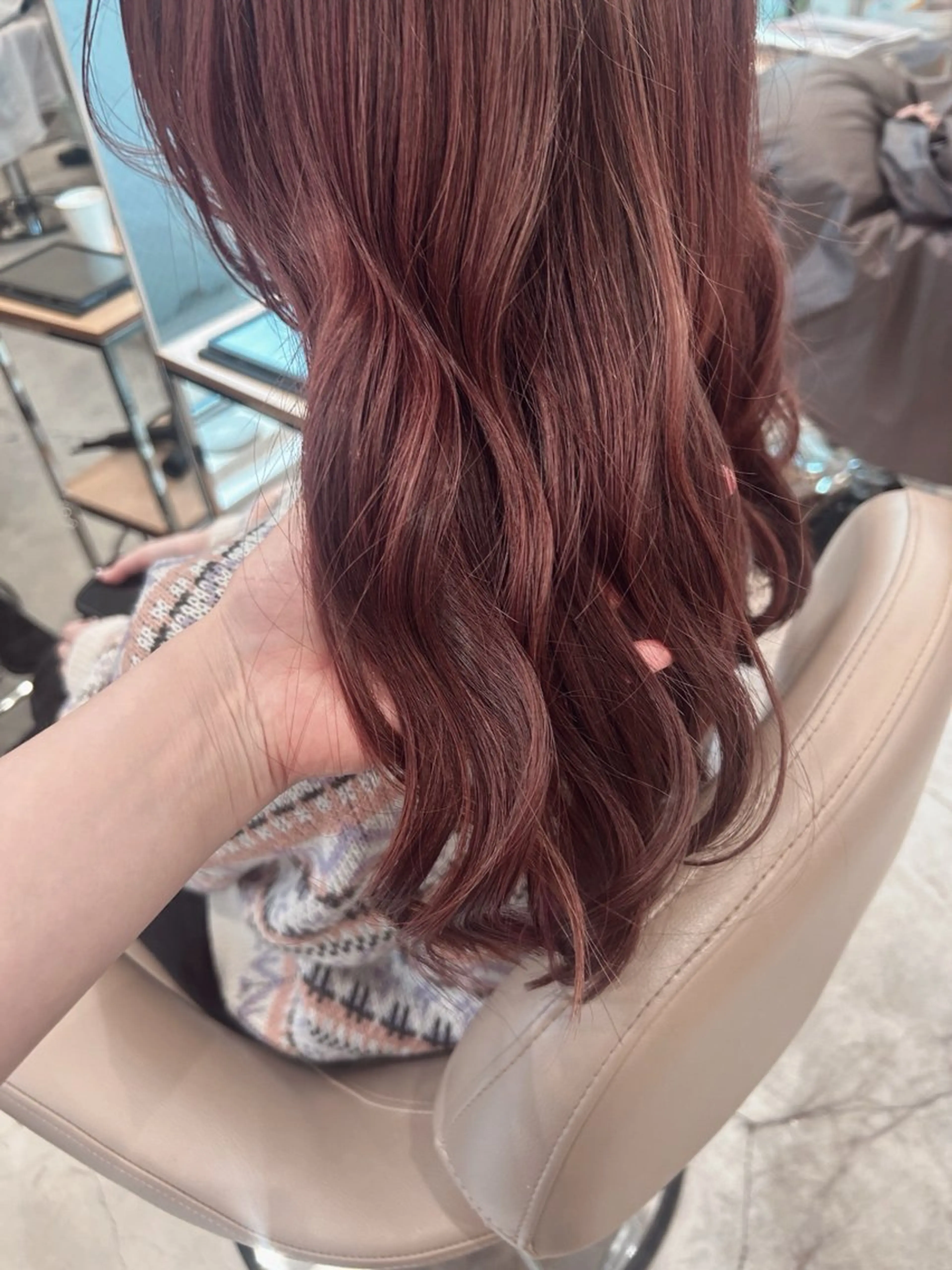 ロング カラー カット ヘアカラー 💛🤍U too e’s 鎌倉🧸のヘアスタイル