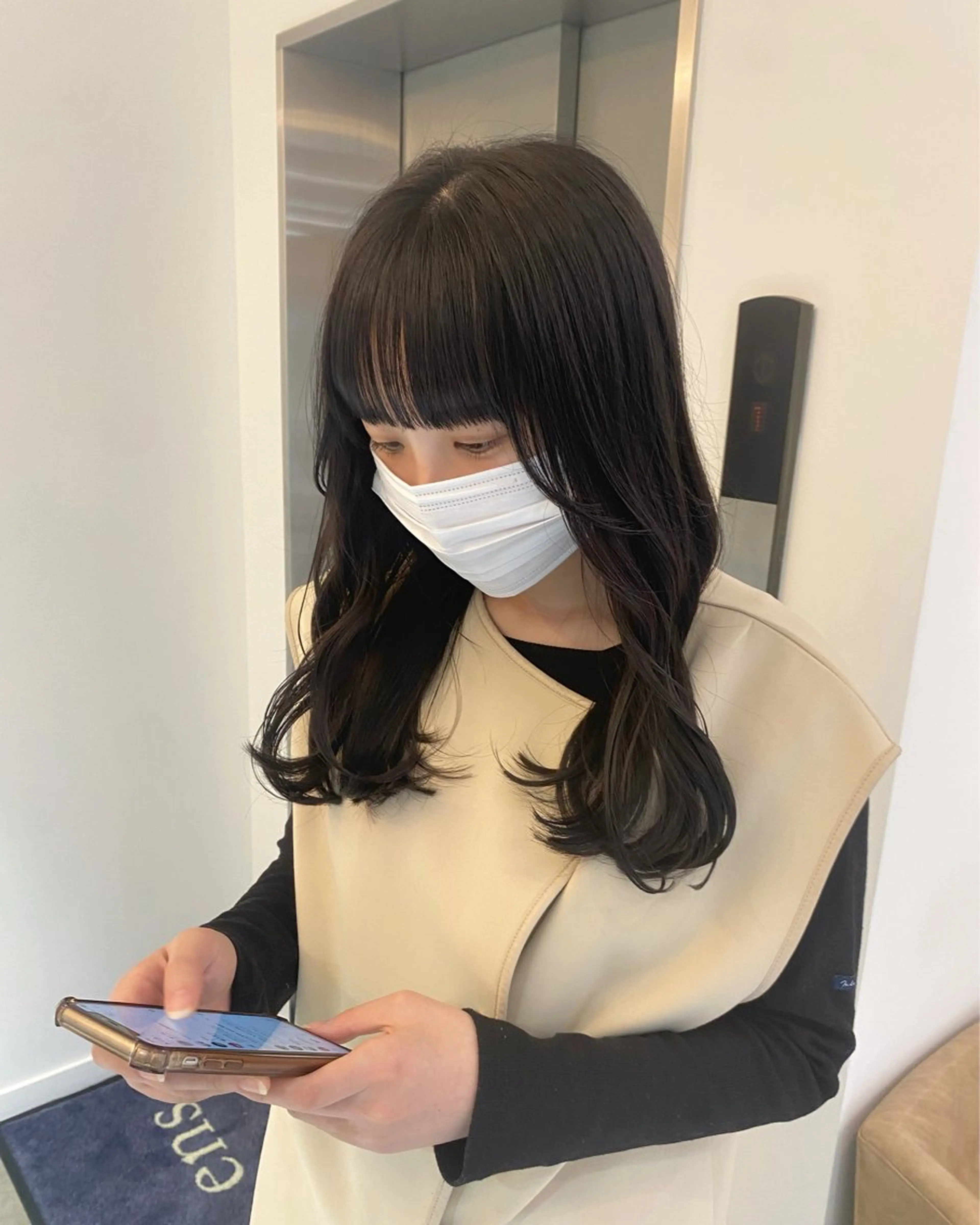 ロング カラー 広島/わかな/ヘア セット/オリーブのヘアスタイル