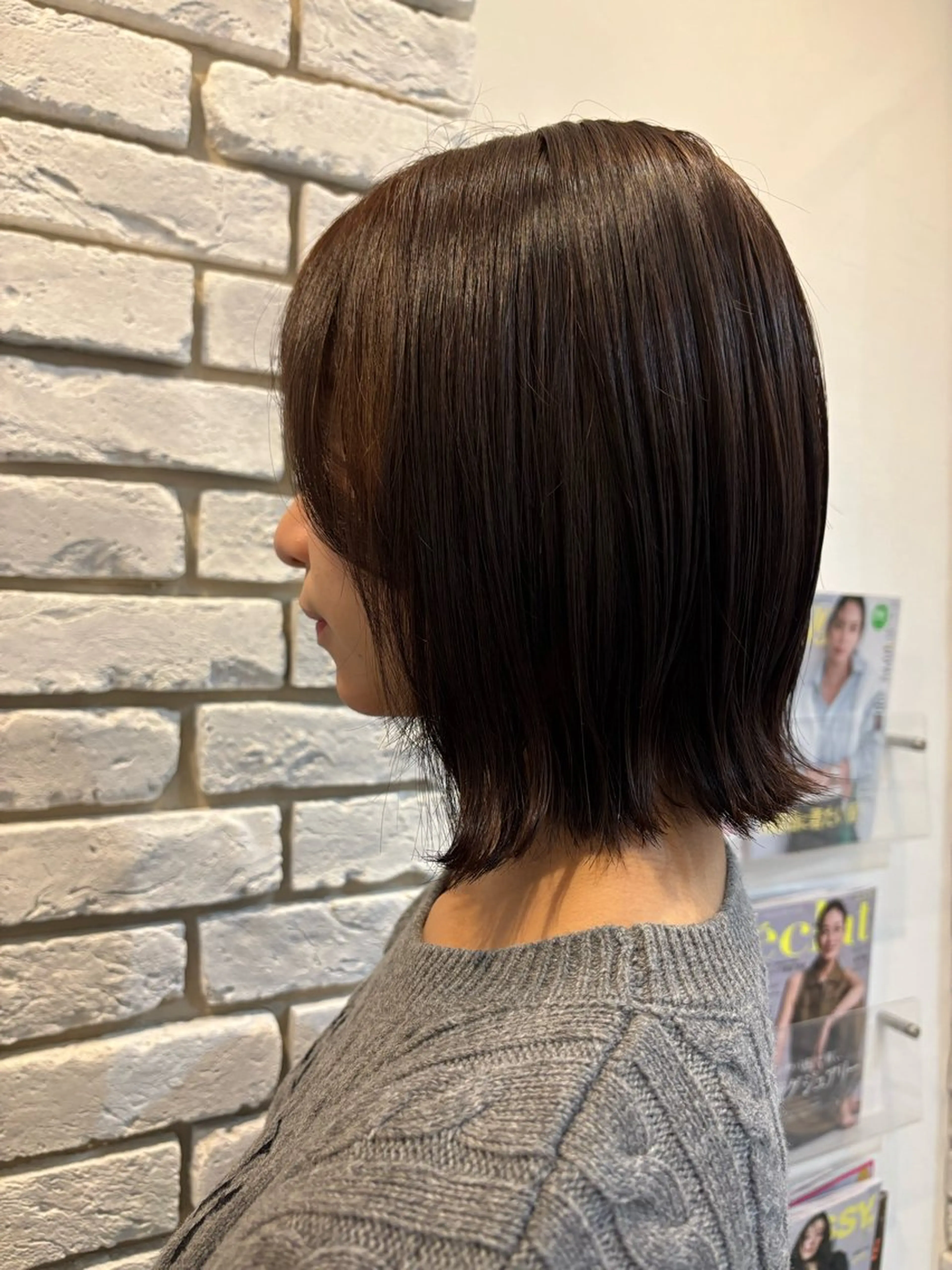 ミディアム ボブ 外ハネヘア Zilch hair所属・Zilch hair りえのヘアスタイル