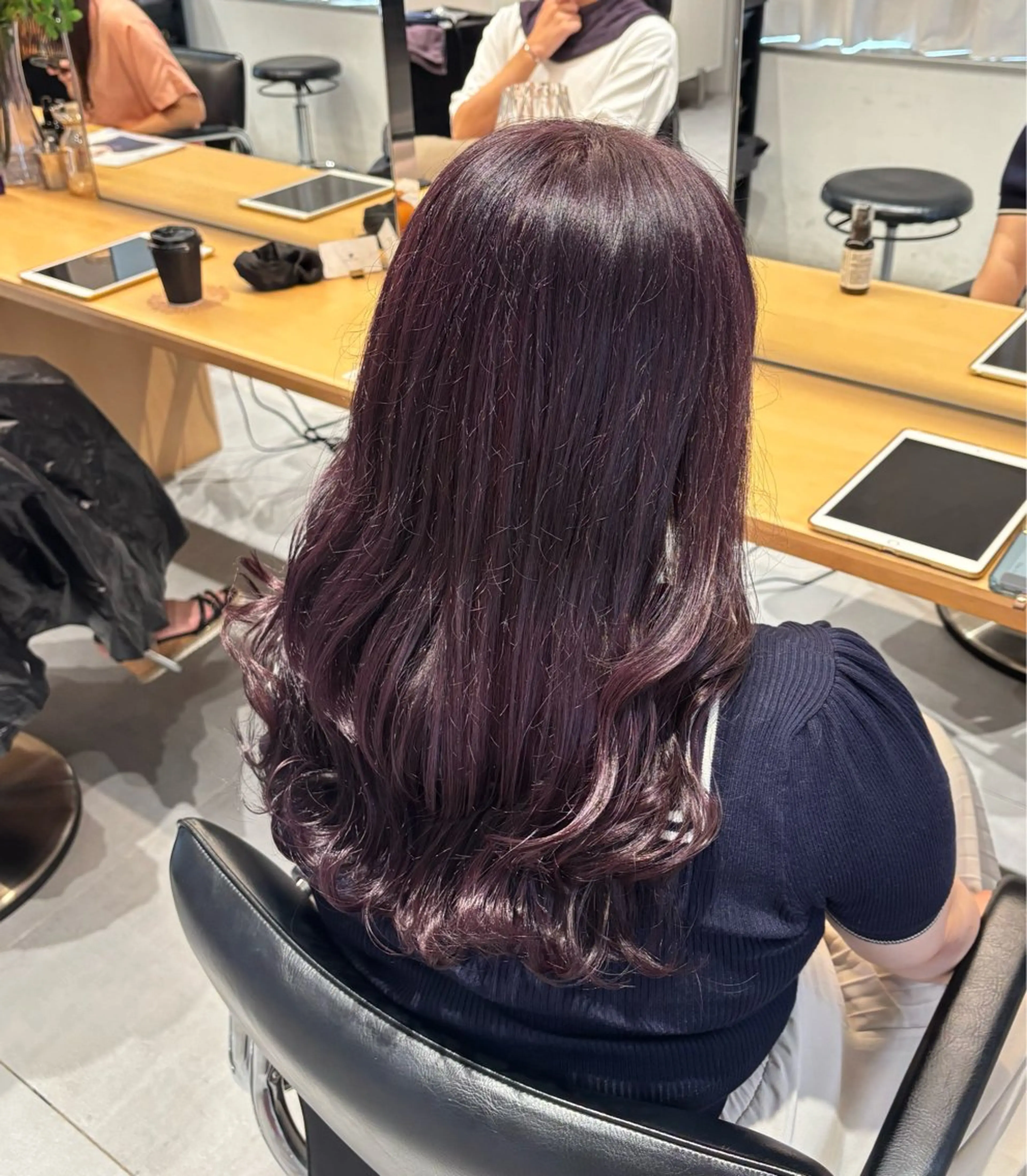 ロング カラー カット ヘアカラー トリートメント ヘッドスパ girlyhair 🤍mikuのヘアスタイル