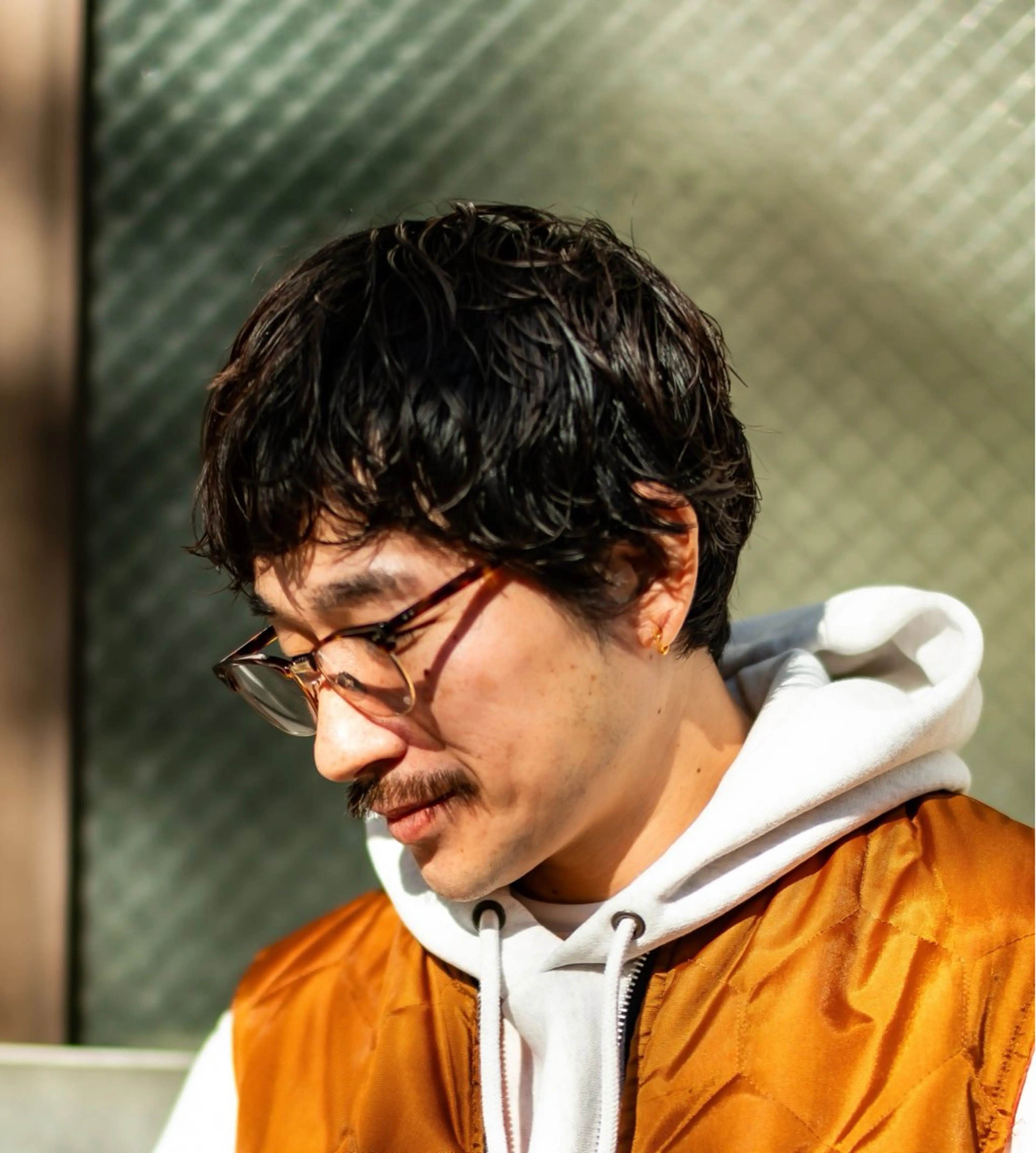 ショート カラー パーマ メンズ カット パーマ 🔗メンズサロン🔗 Kieのヘアスタイル