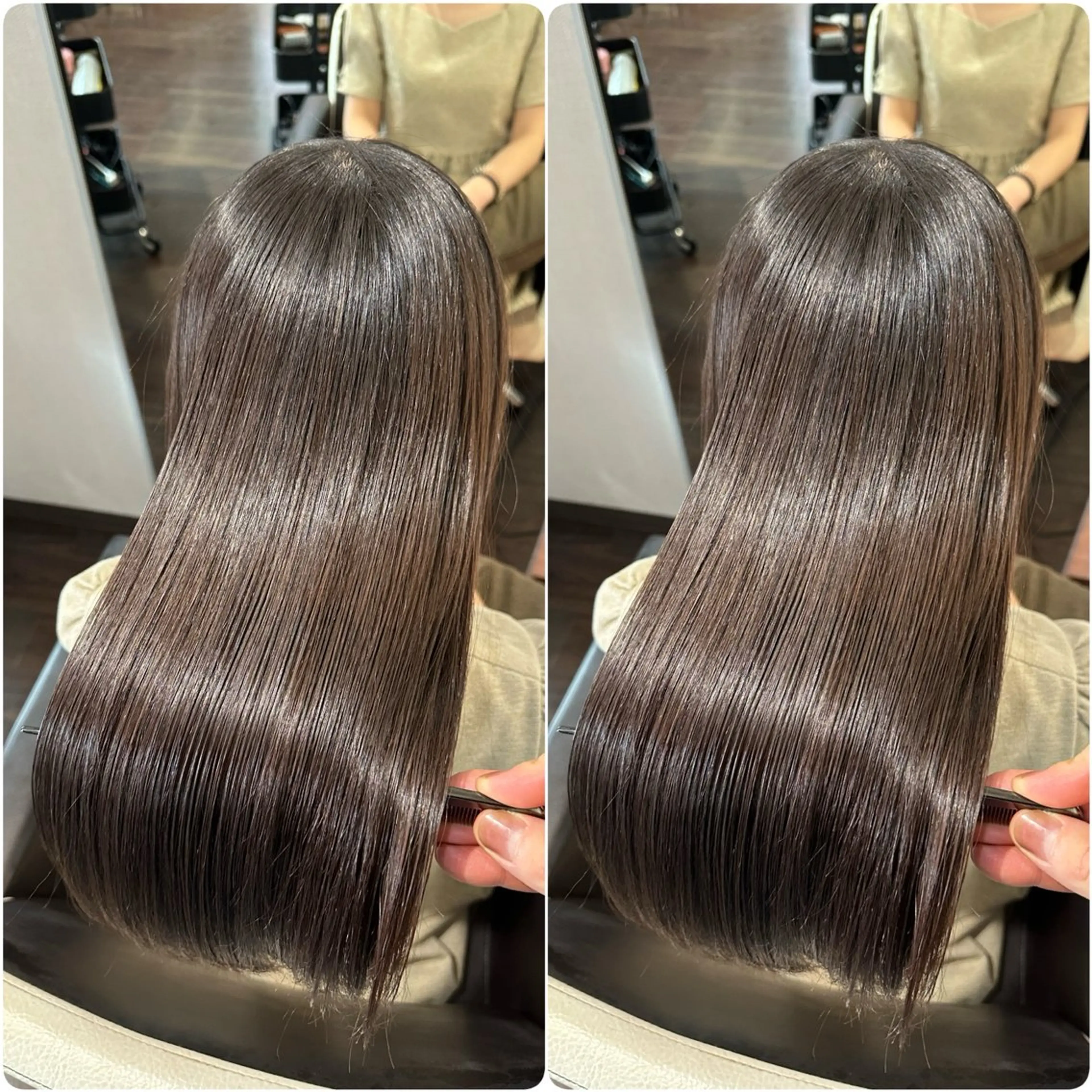 ロング カラー カット ヘアカラー トリートメント ヘッドスパ youres hair 髪質改善トリートメント&ヘッドスパ　新宿EAST所属・🌹ULTOWA🌹 髪質改善/縮毛/店長のヘアスタイル