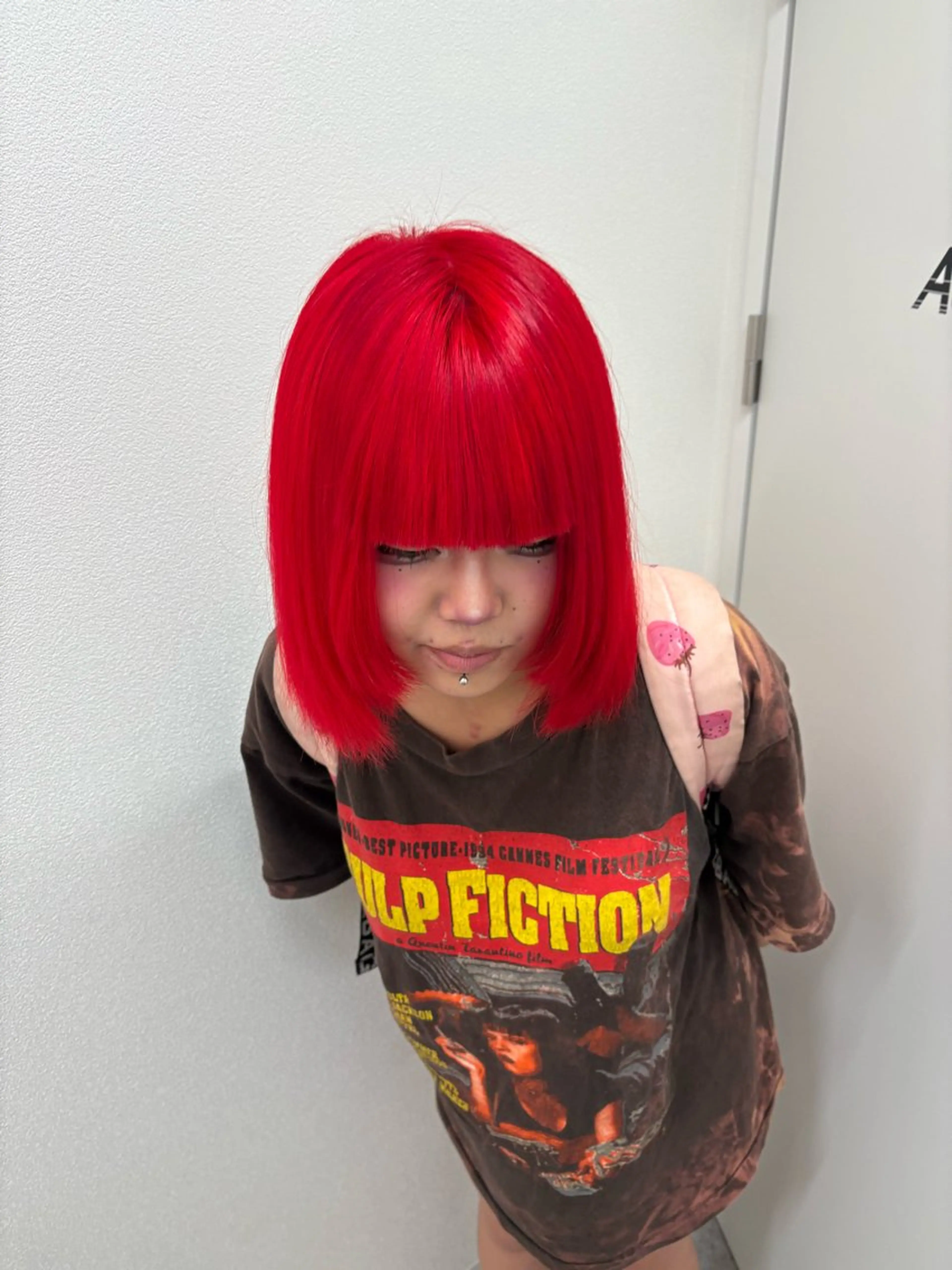 カラー ハイトーン/透明感 艶カラー/SAKI‎のヘアスタイル