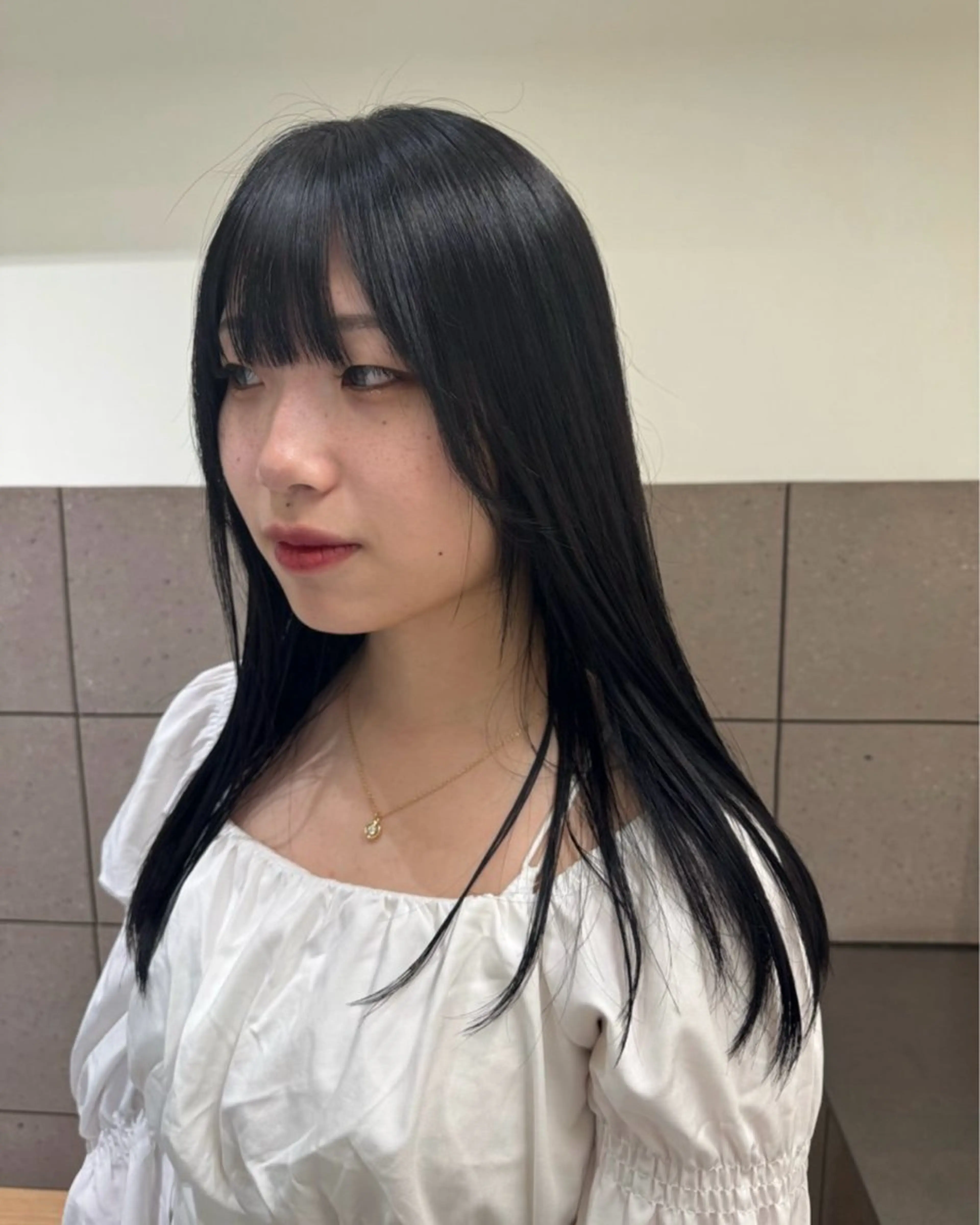 ロング カラー ゆ う あのヘアスタイル