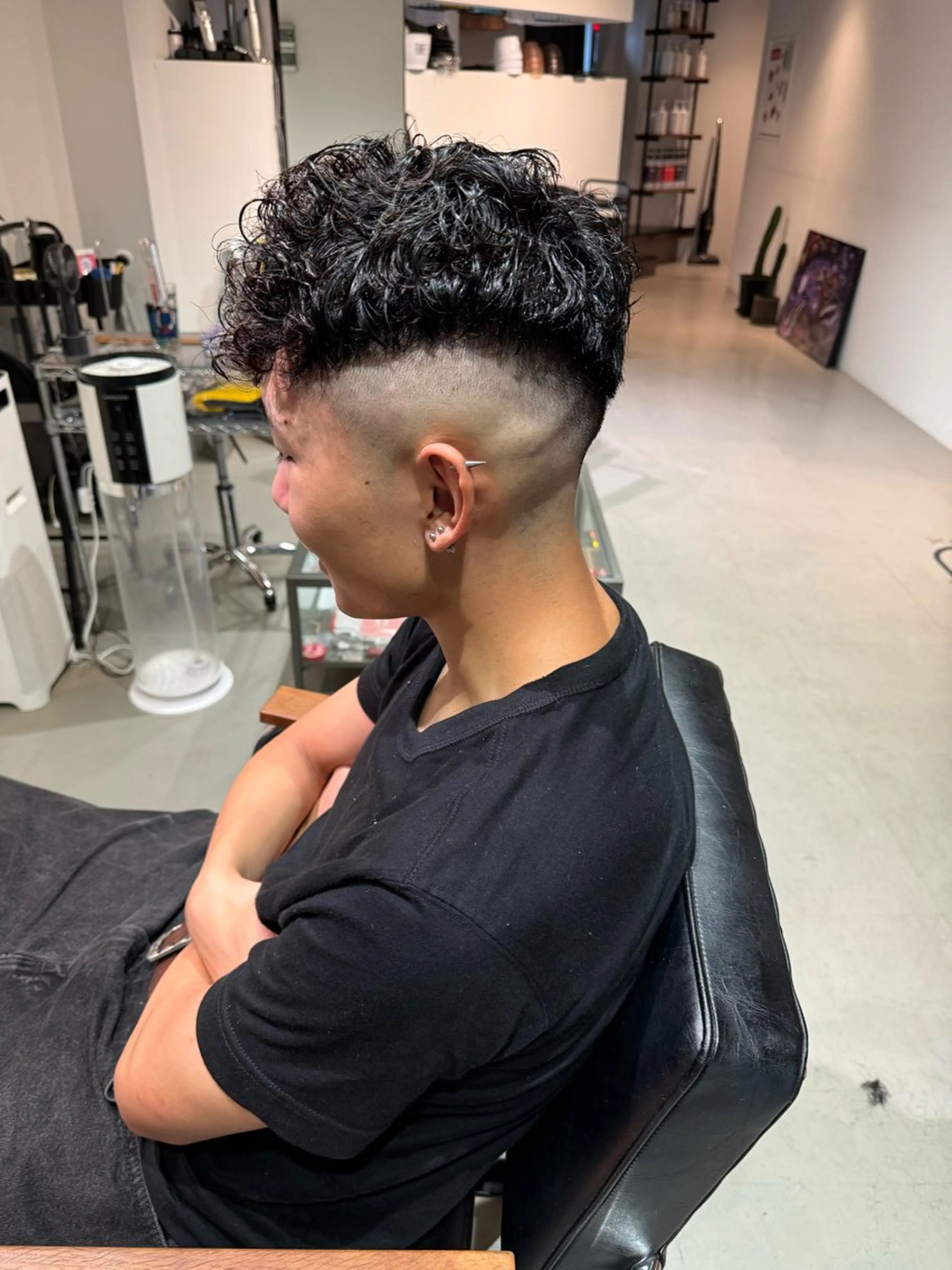 ショート パーマ メンズ カット パーマ パーマ職人 Mizukiのヘアスタイル