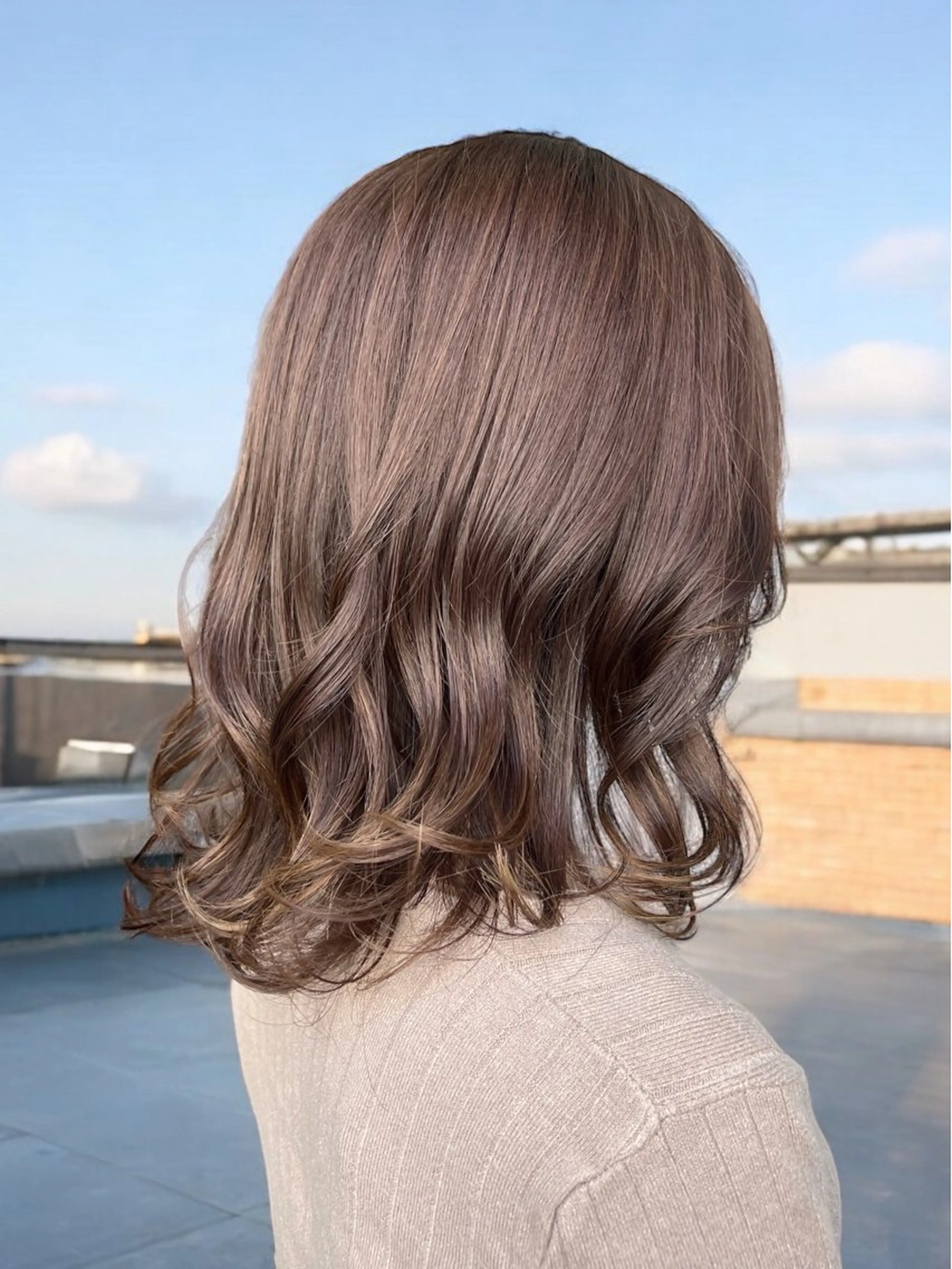 ミディアム ヘアカラー トリートメント Eir 神戸所属・髪質改善/縮毛矯正 長井 美佐子のヘアスタイル