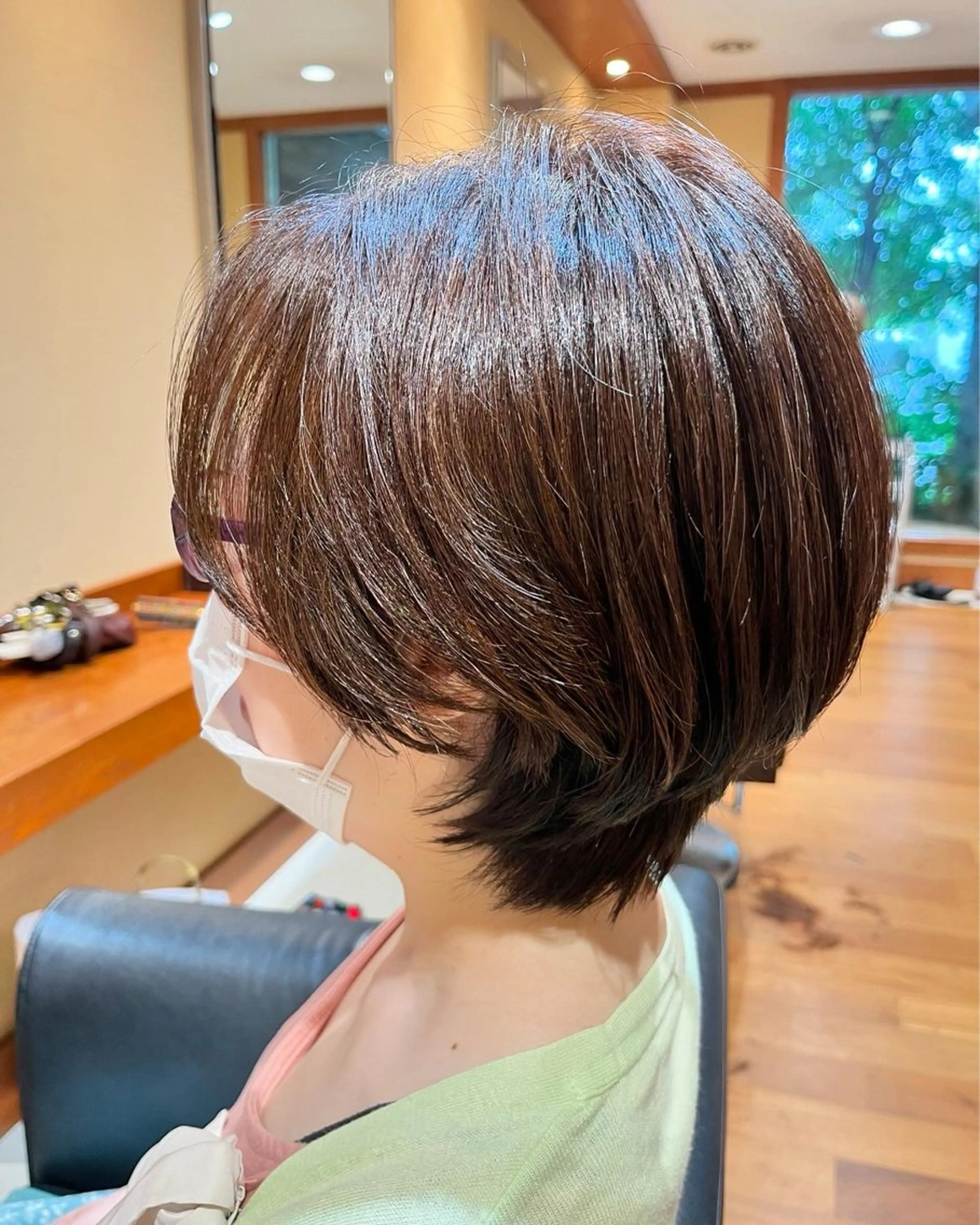 似合わせカット+艶髪カラー+トリートメント(ホームケア付)の写真