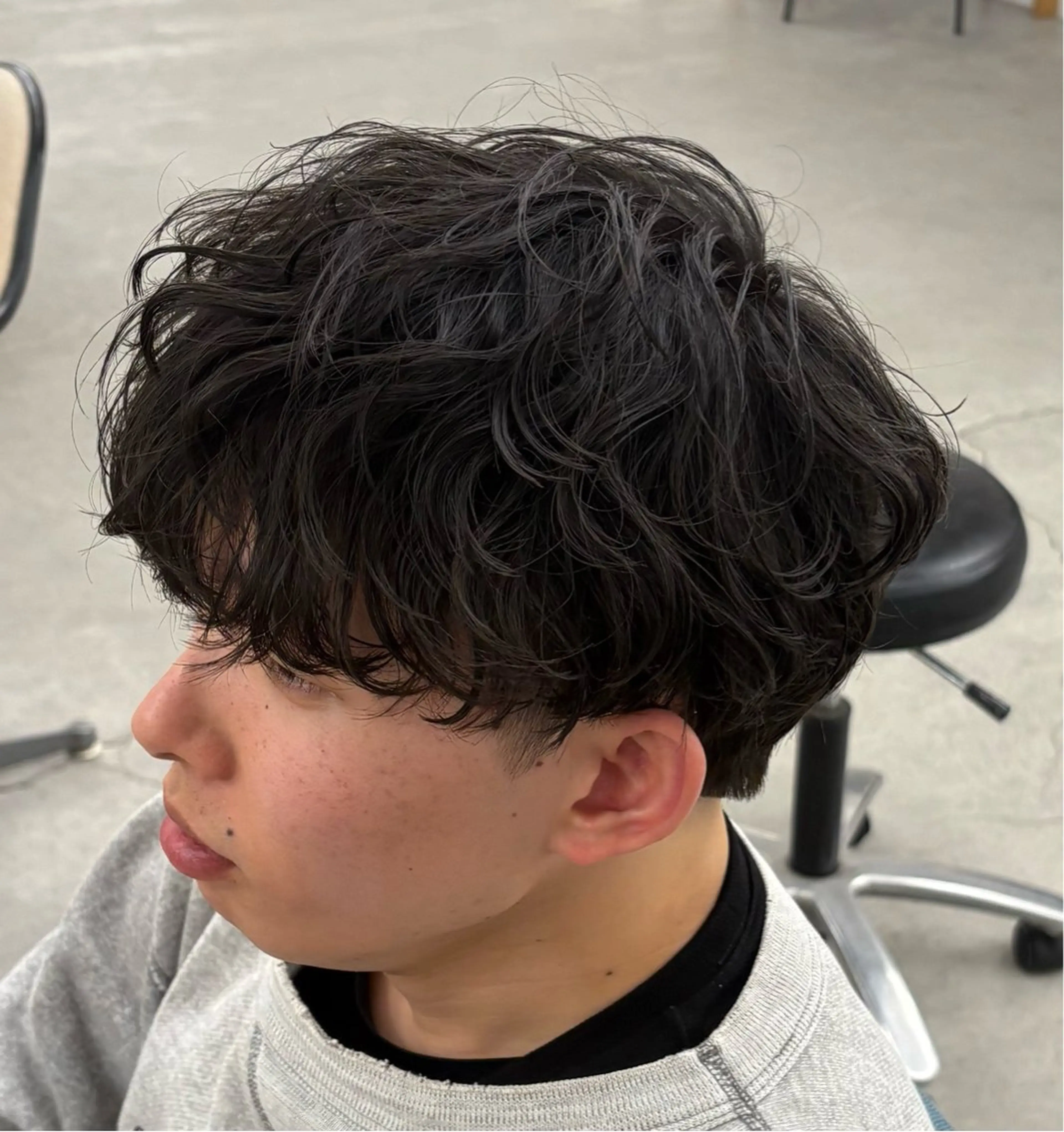 メンズ センターパート フェザーパーマ メンズパーマ カット パーマ Hair Salon LUCEY所属・メンズパーマ/カラ ー/川越/成田最のヘアスタイル