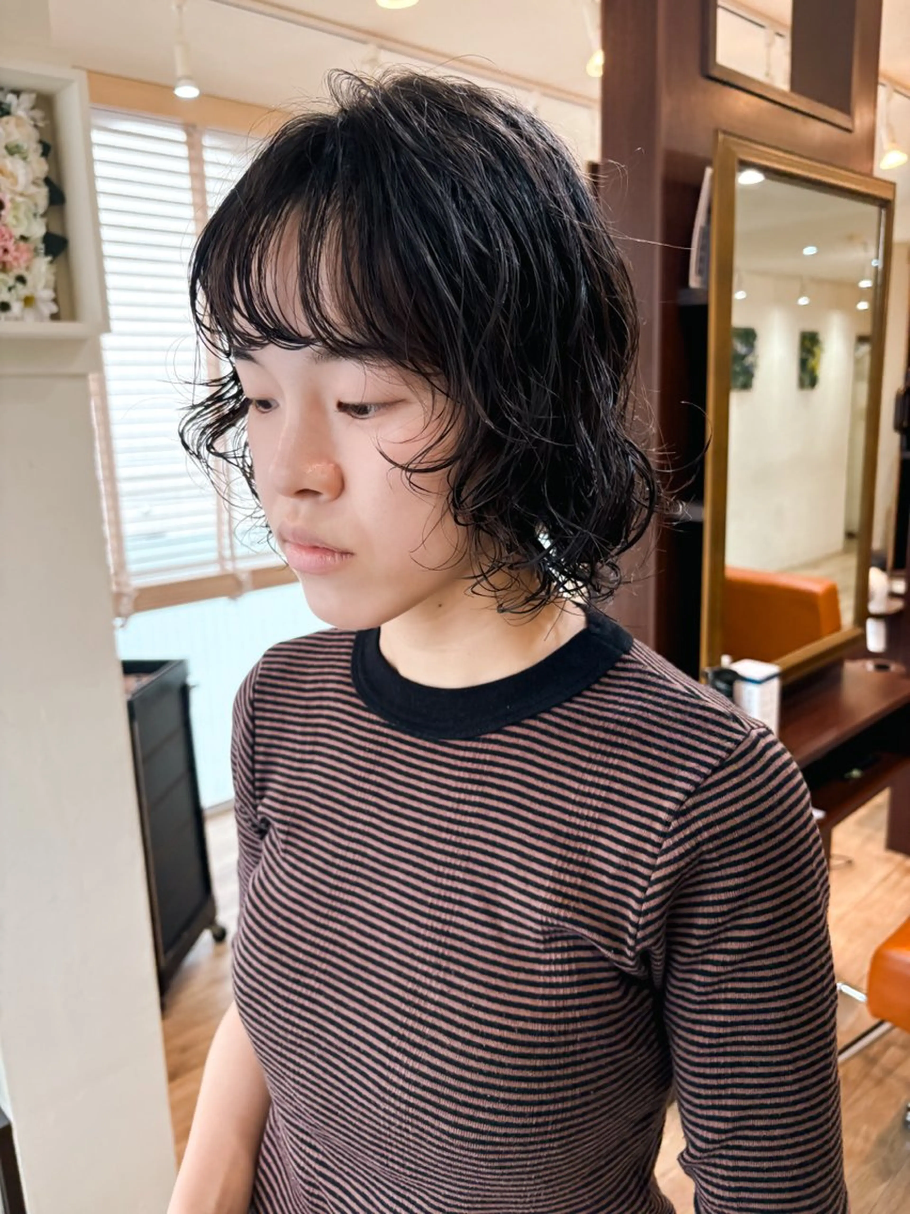 ショート パーマ カット パーマ 宮本 泰周のヘアスタイル