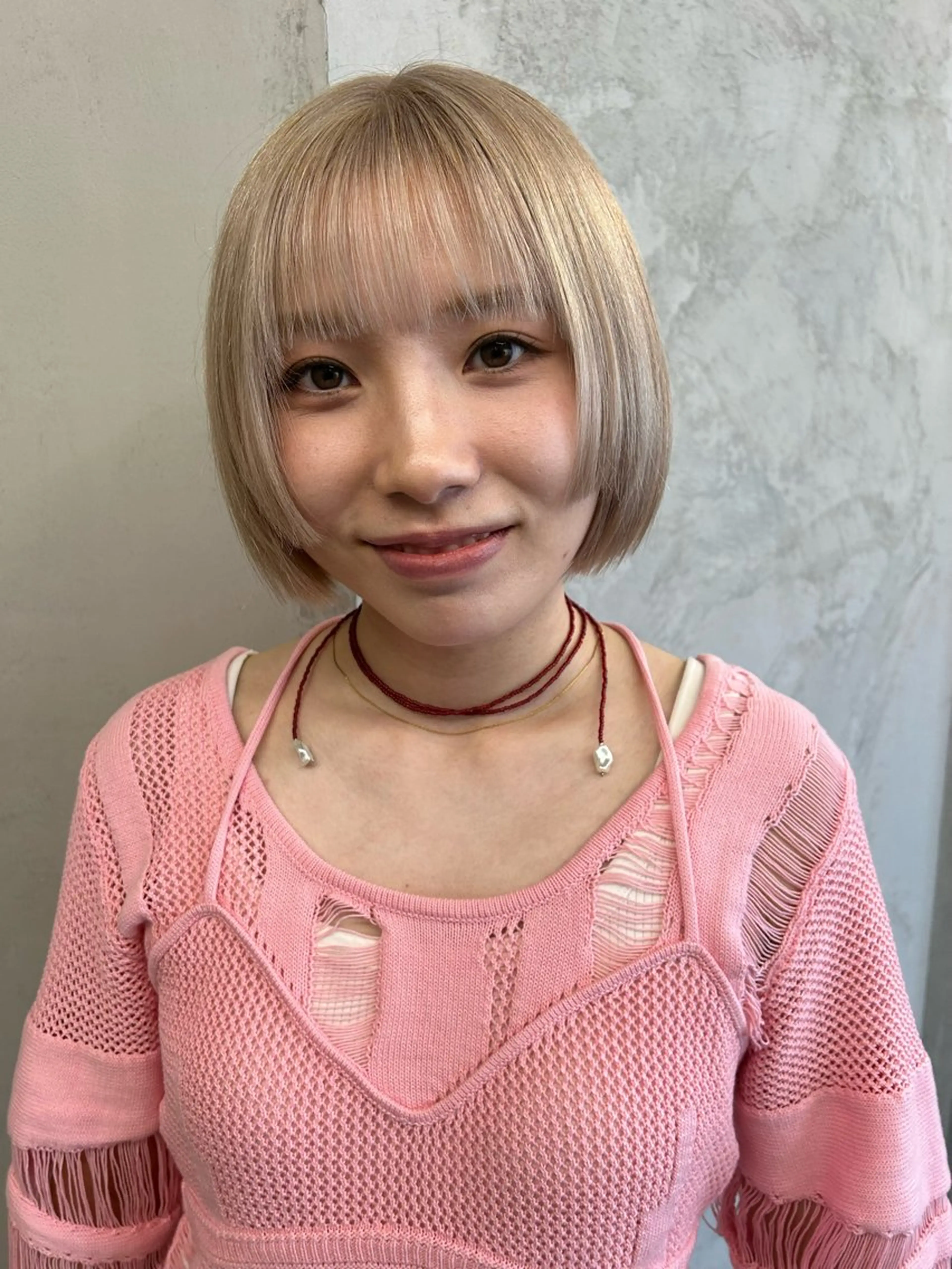 セミロング カラー カット ヘアカラー トリートメント Haru/THREE …by velvetのヘアスタイル