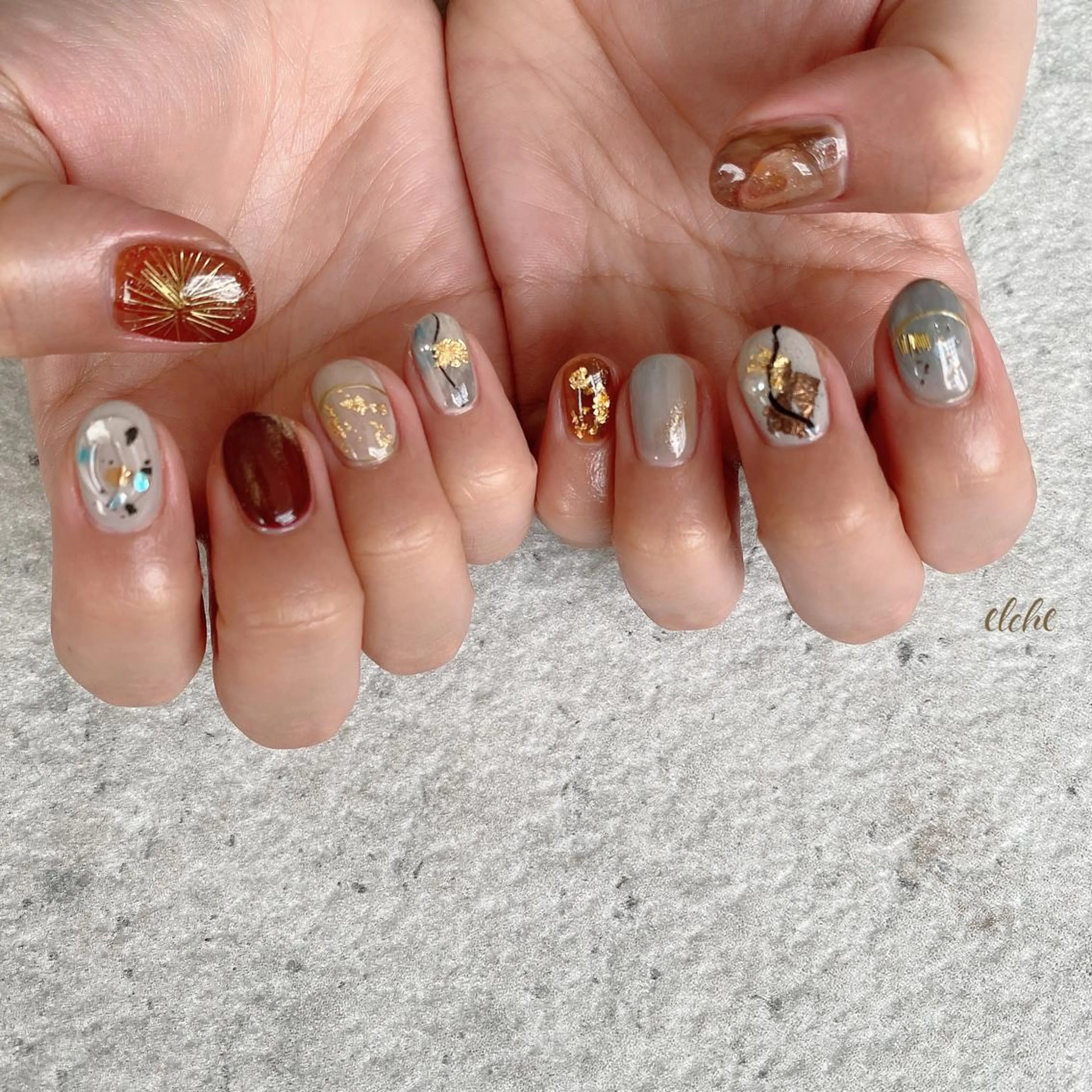 ネイル アートネイル Rio 𓍼のネイルデザイン