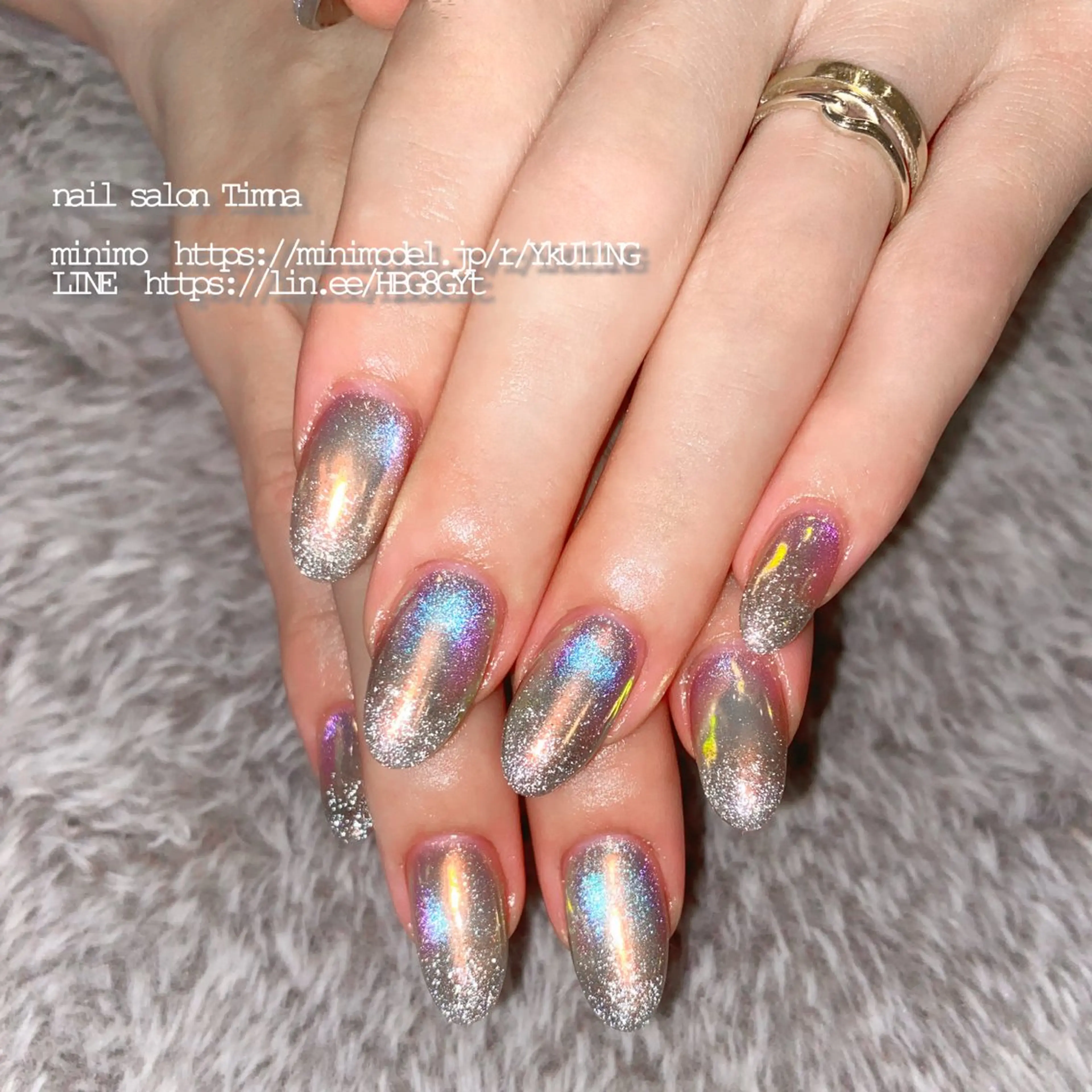 セミロング ハンドネイル NAILSALON 🍔Timna🍟のネイルデザイン