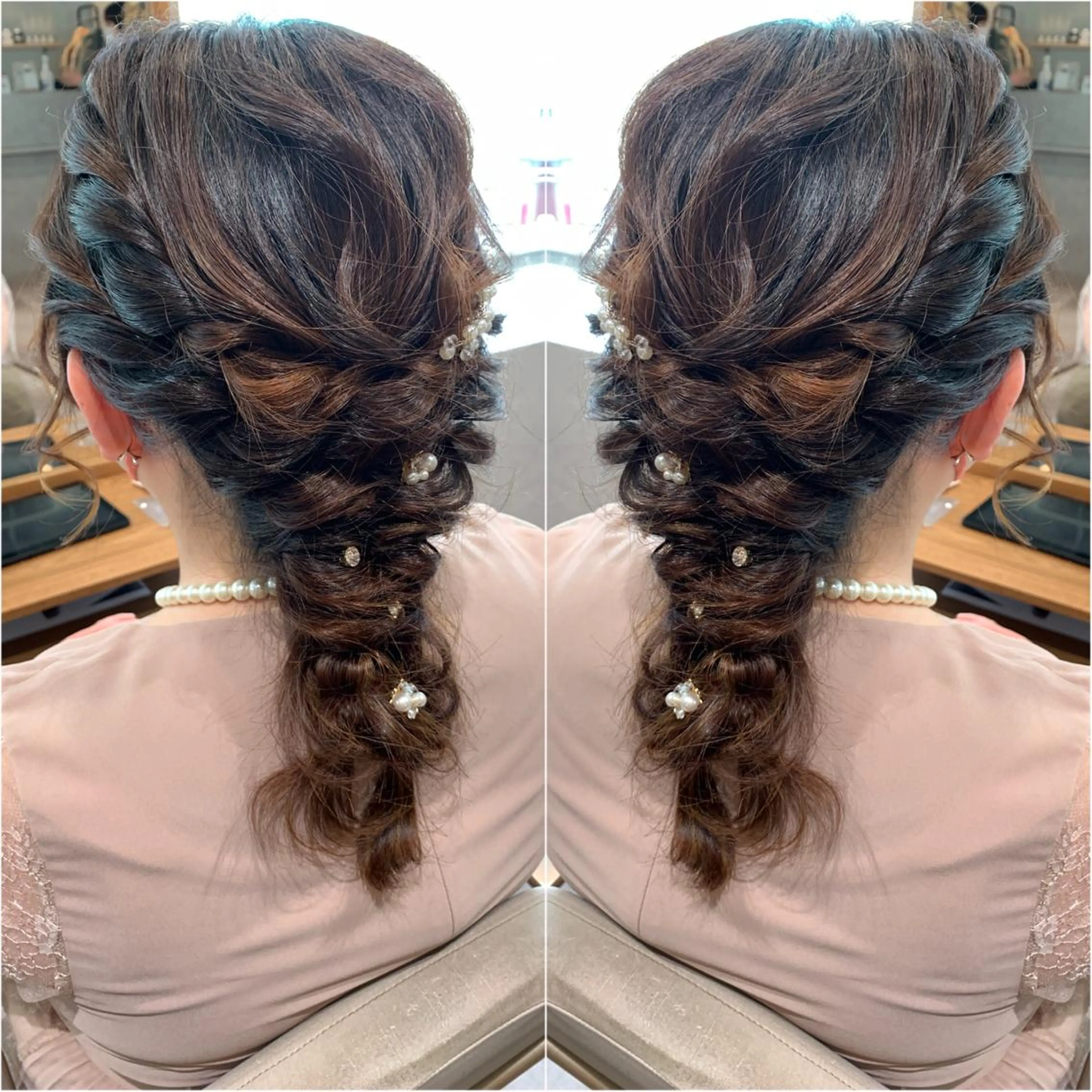 ミディアム ヘアアレンジ ヘアセット rita atelier 【リタ】所属・韓国hair🦋 Nanaのヘアスタイル