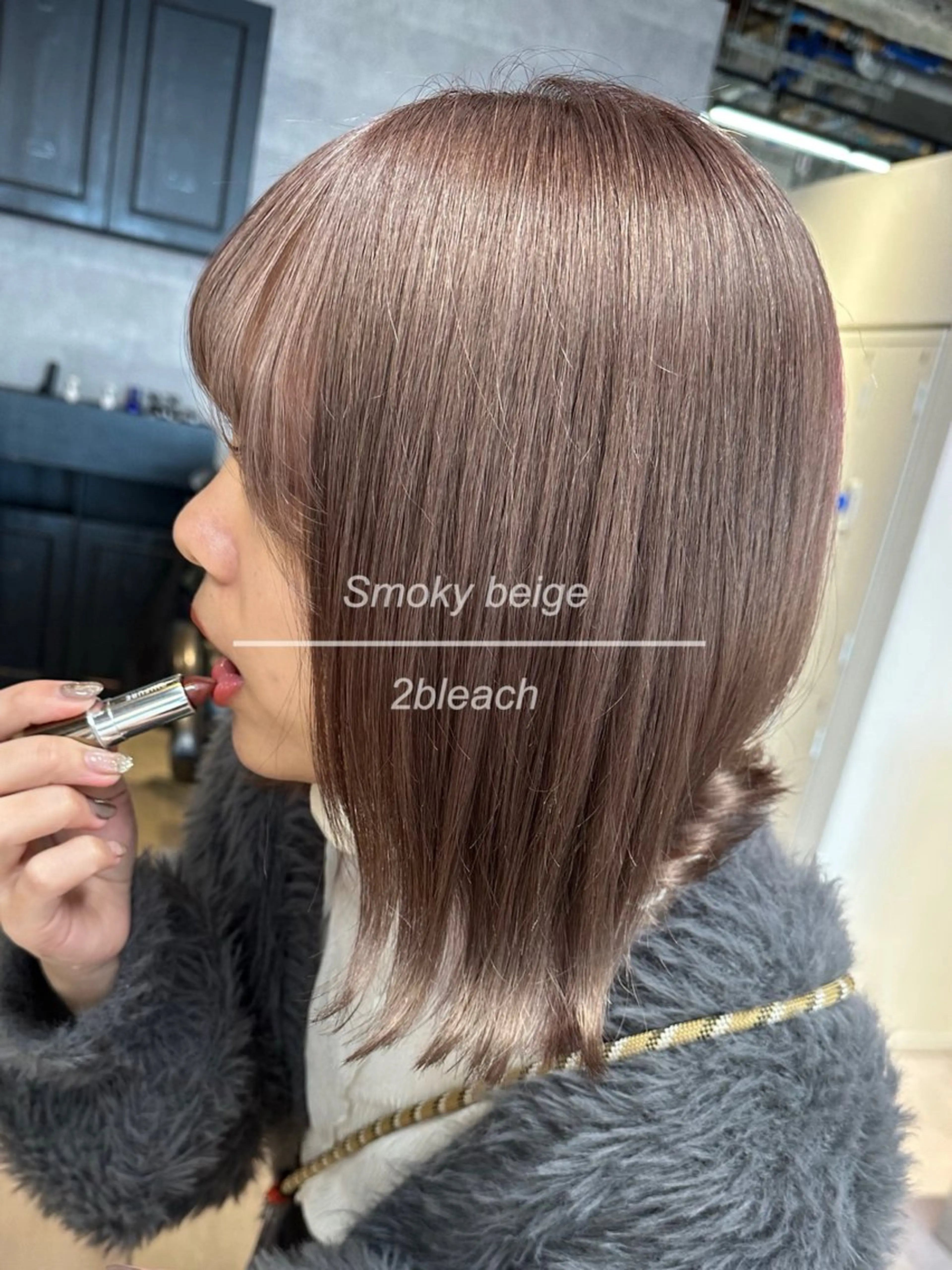 ミディアム カラー カット ヘアカラー トリートメント 🪞個室サロン/韓国 艶髪/keito🪞のヘアスタイル