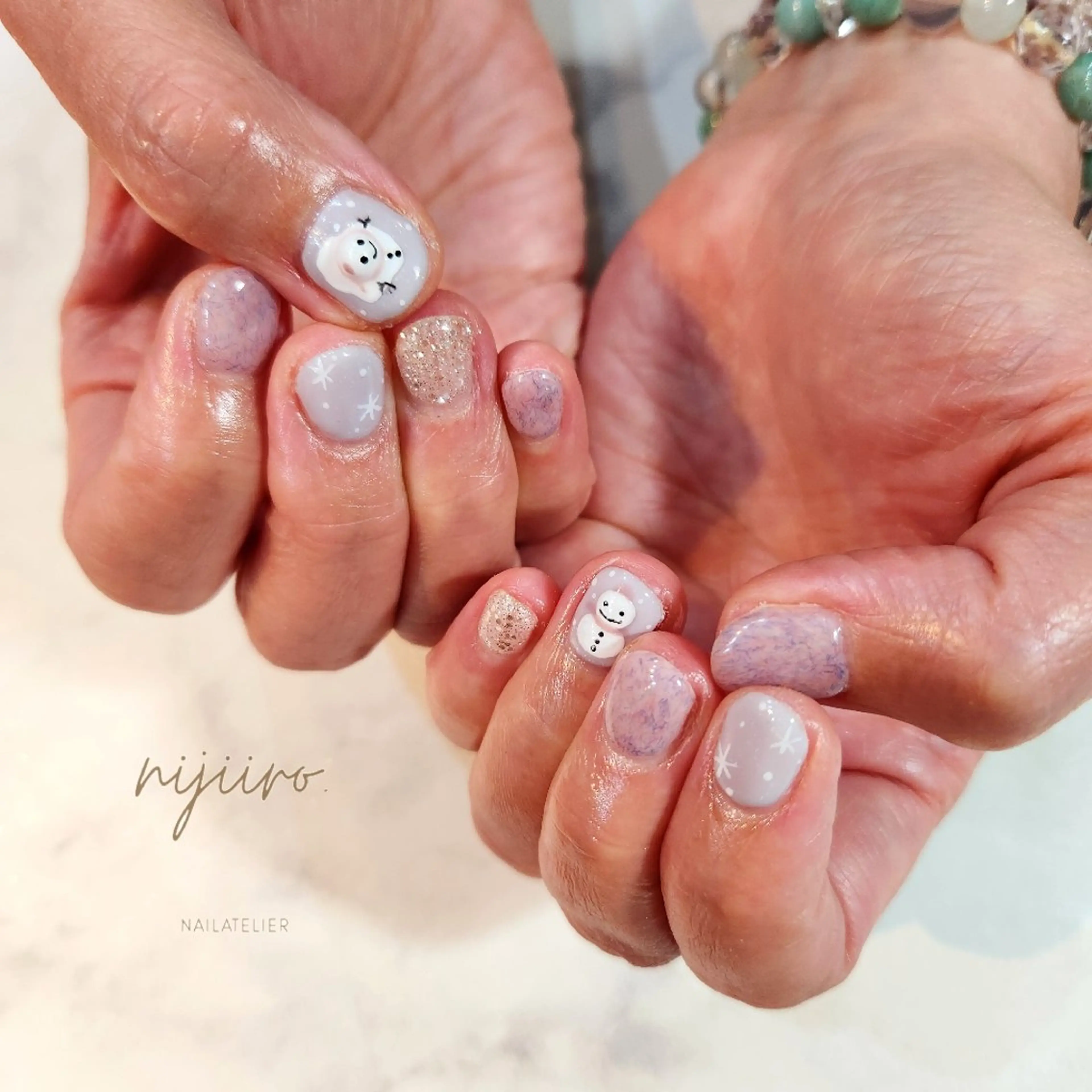 ネイル ハンドネイル nailatelier nijiiro.所属・nijiiro🌈 サトウのネイルデザイン