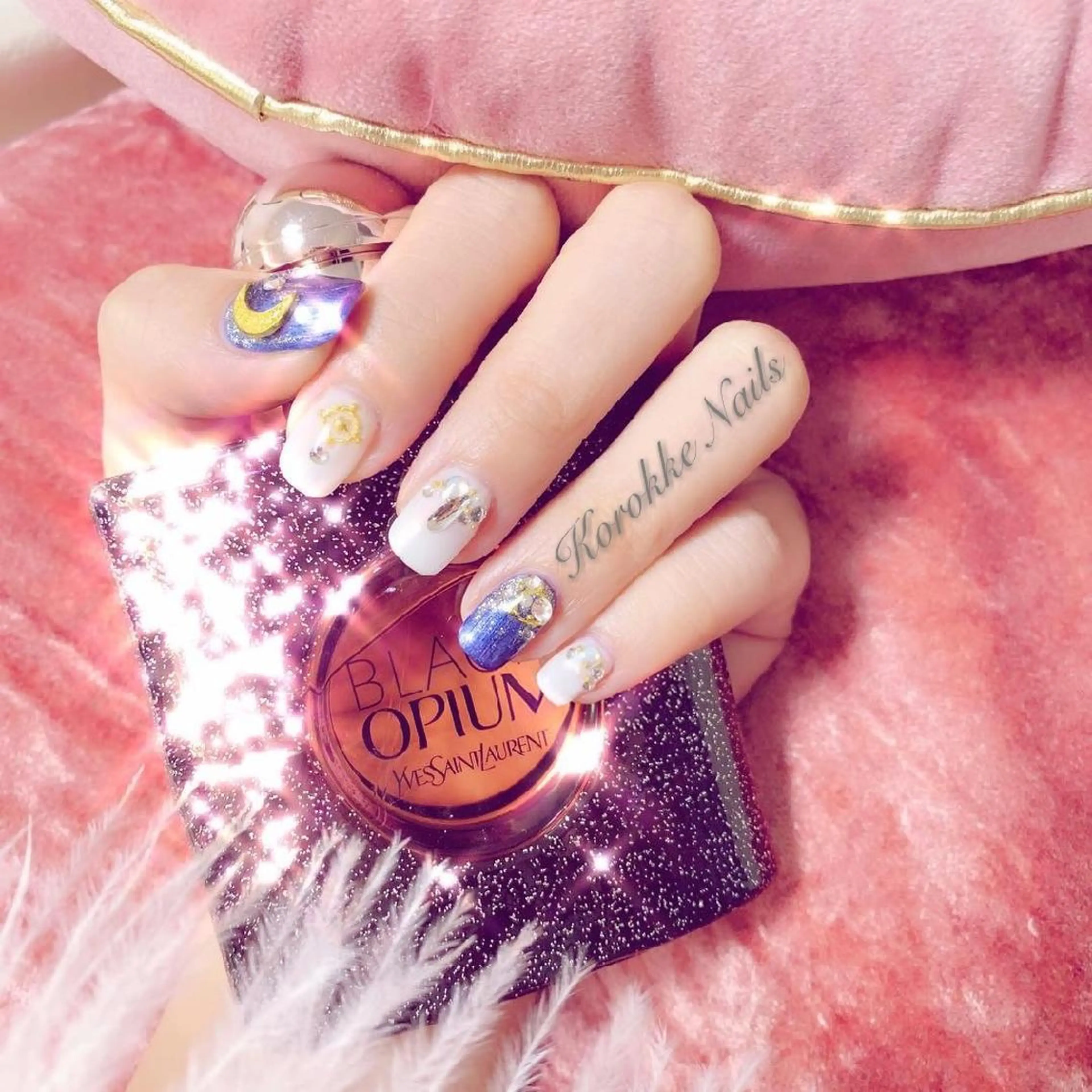 ネイル キラキラネイル コロッケネイル所属・星野 ゆきのネイルデザイン