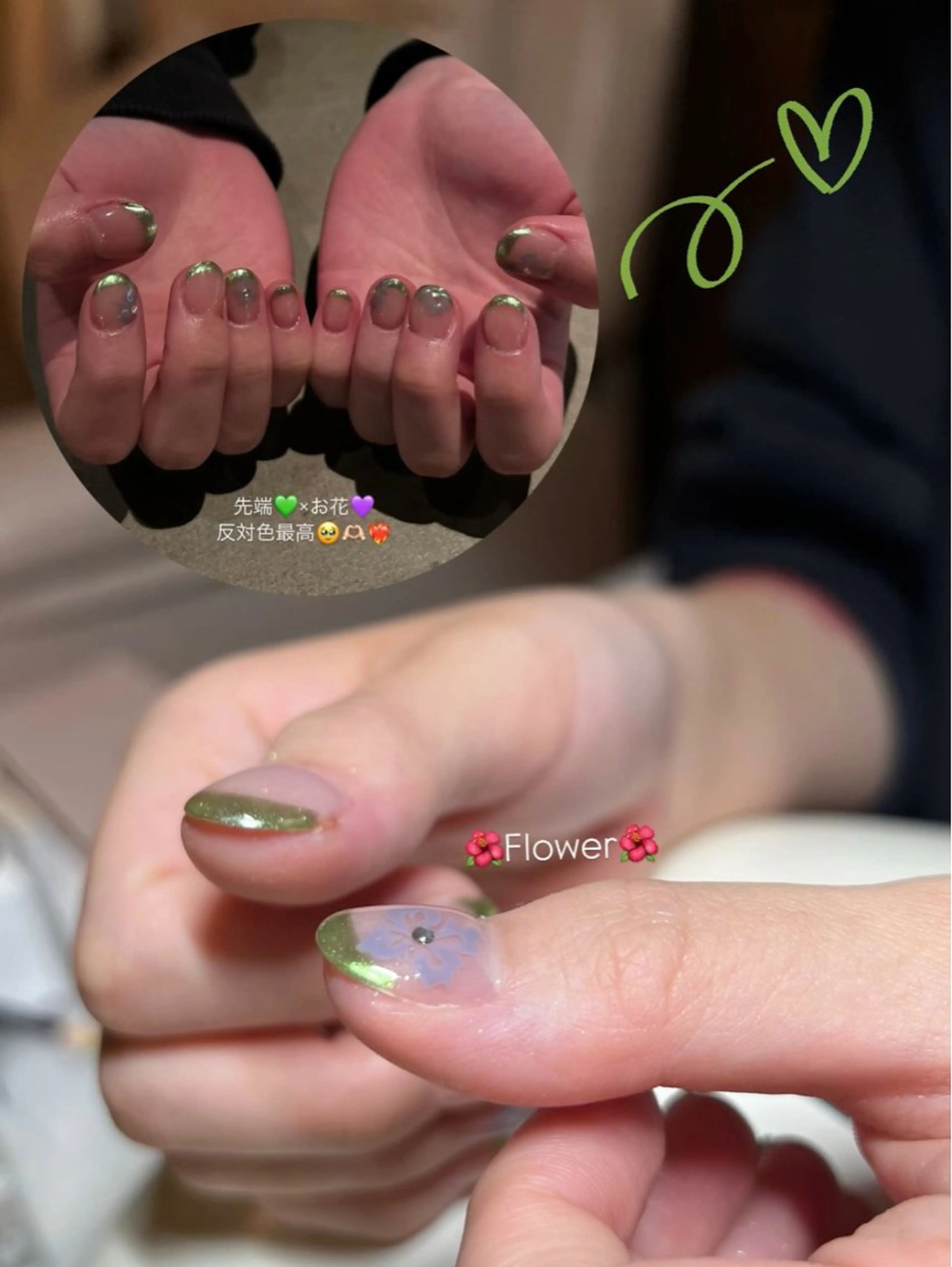 ネイル アートネイル 持ち込み ウエチ ノリカ🐸のネイルデザイン