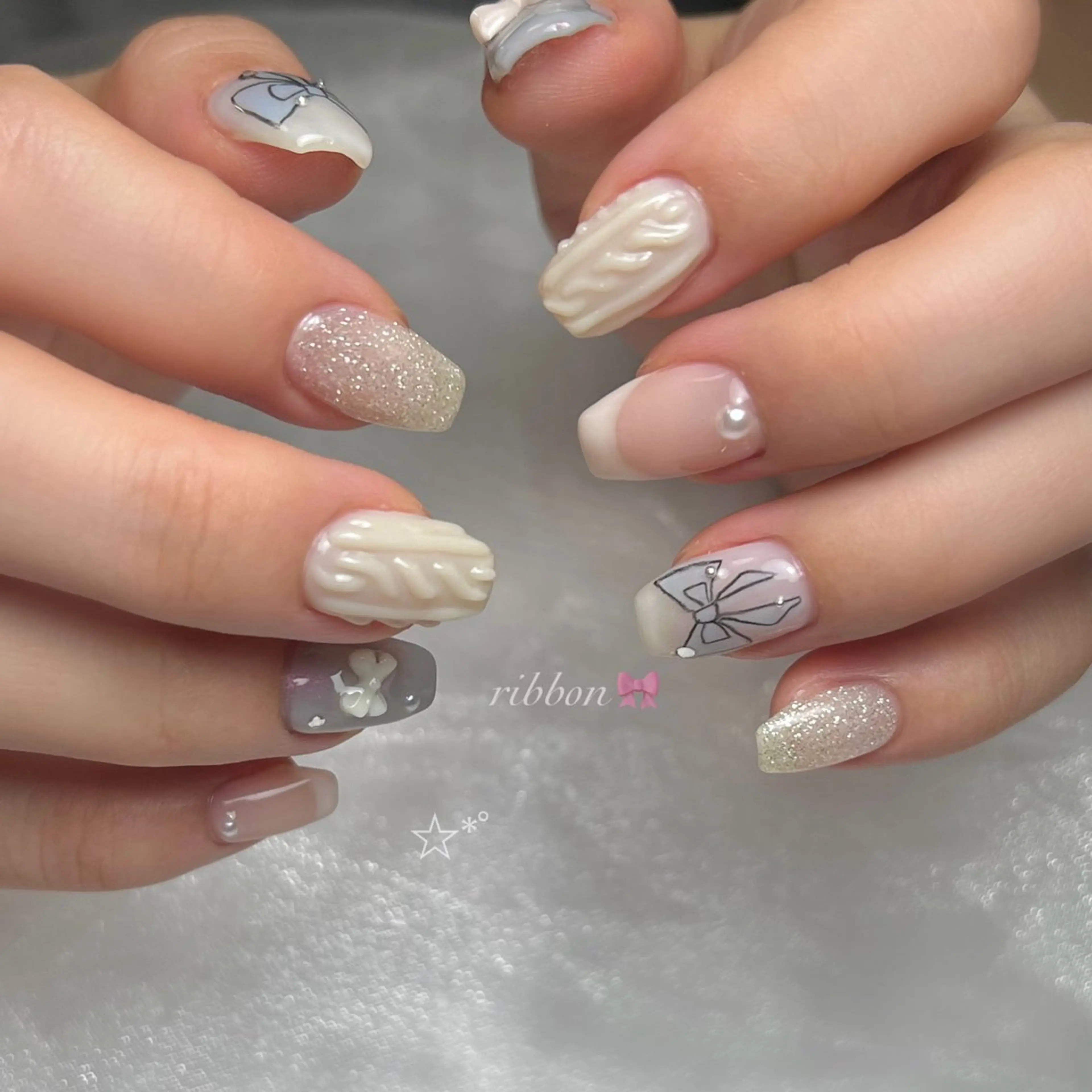 ネイル noir 岡崎のネイルデザイン