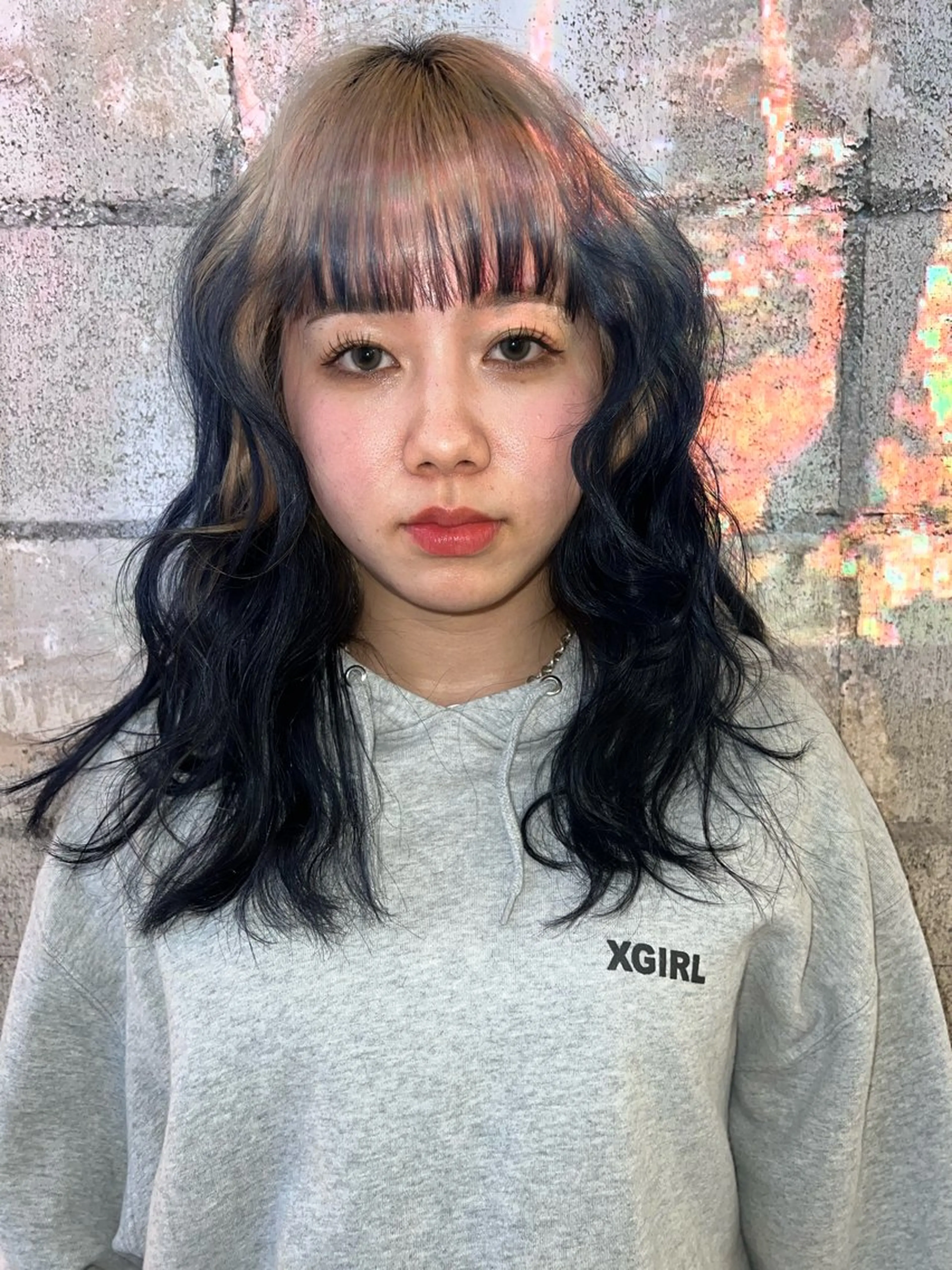 ロング カラー カット ヘアカラー haco＋所属・圧倒的デザイン力 店長🎨RENAのヘアスタイル