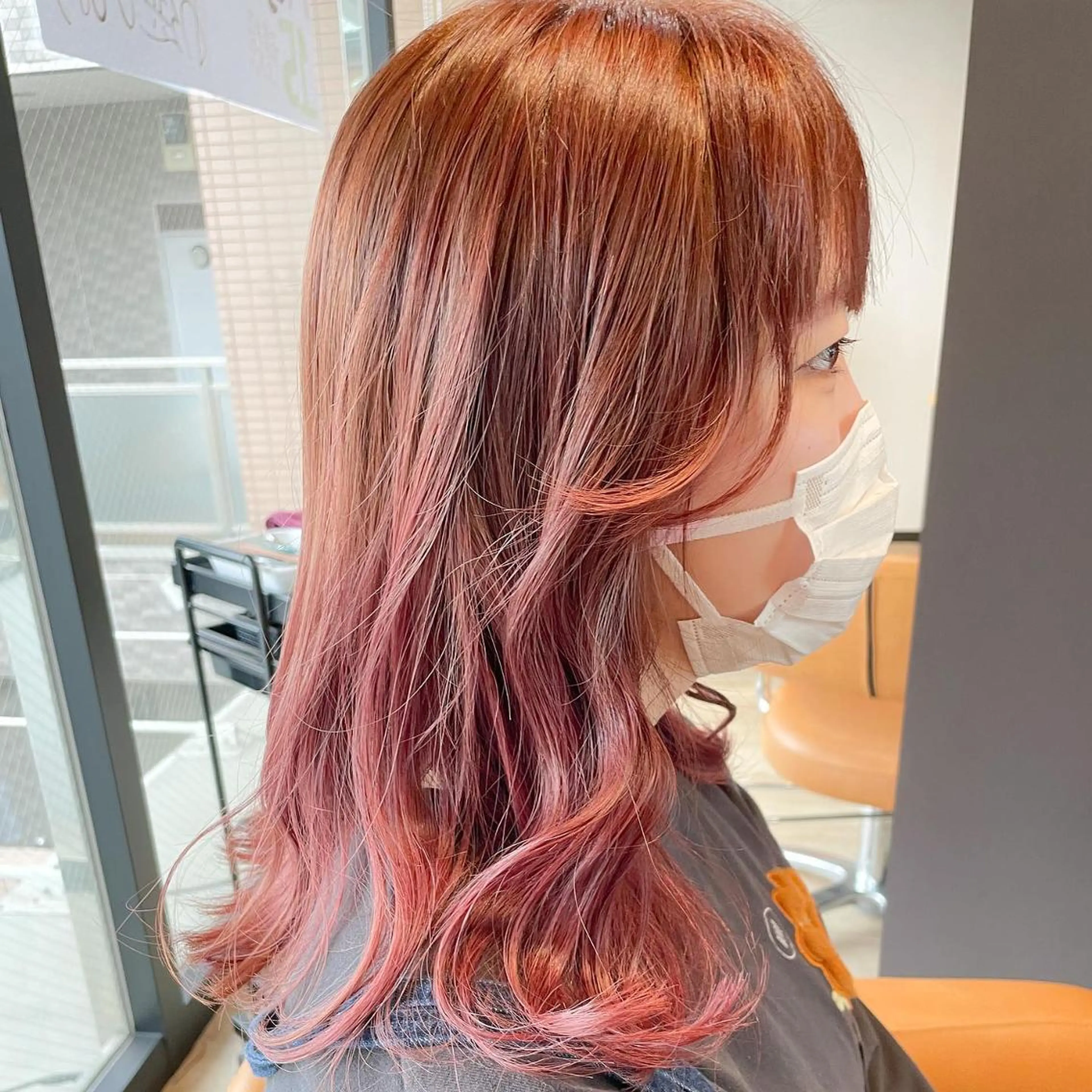 【カラー＋トリートメント🎊】「🐯オススメ🐯」「カラー＋スチームトリートメント💭」￥7500 ロング料金1100の写真