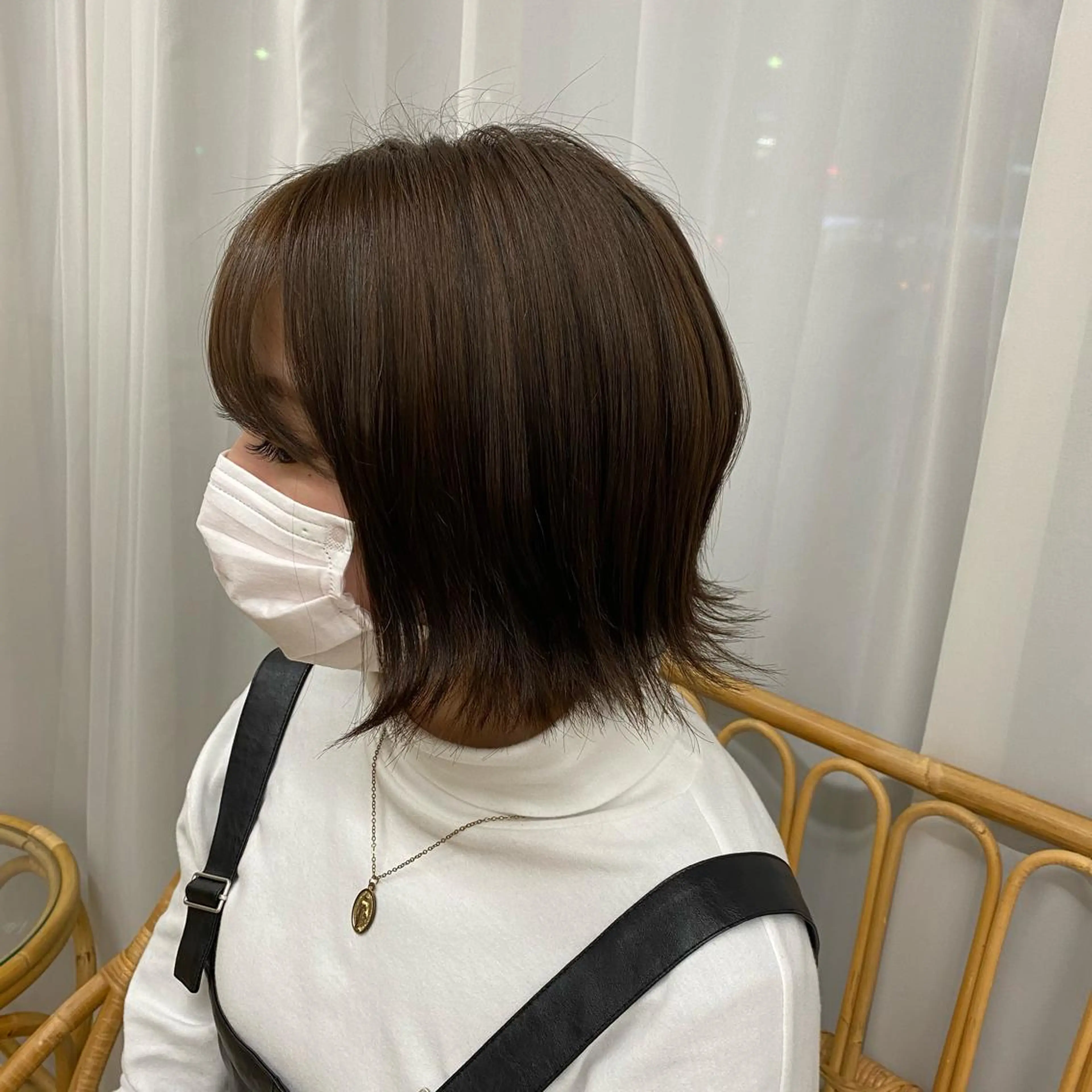 ショート funa/京都河原町 /艶髪/暖色のヘアスタイル