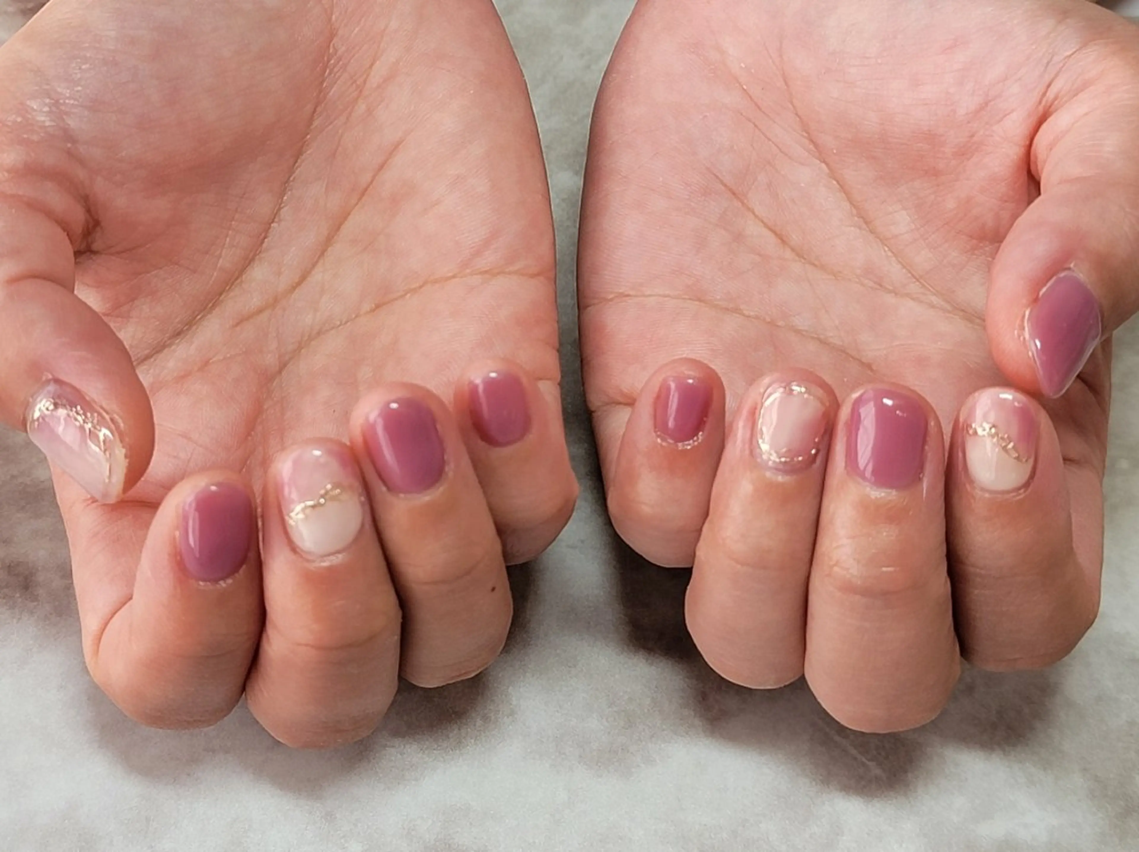 ネイル シンプルネイル ネイル&巻き爪サロン 　AKnailのネイルデザイン