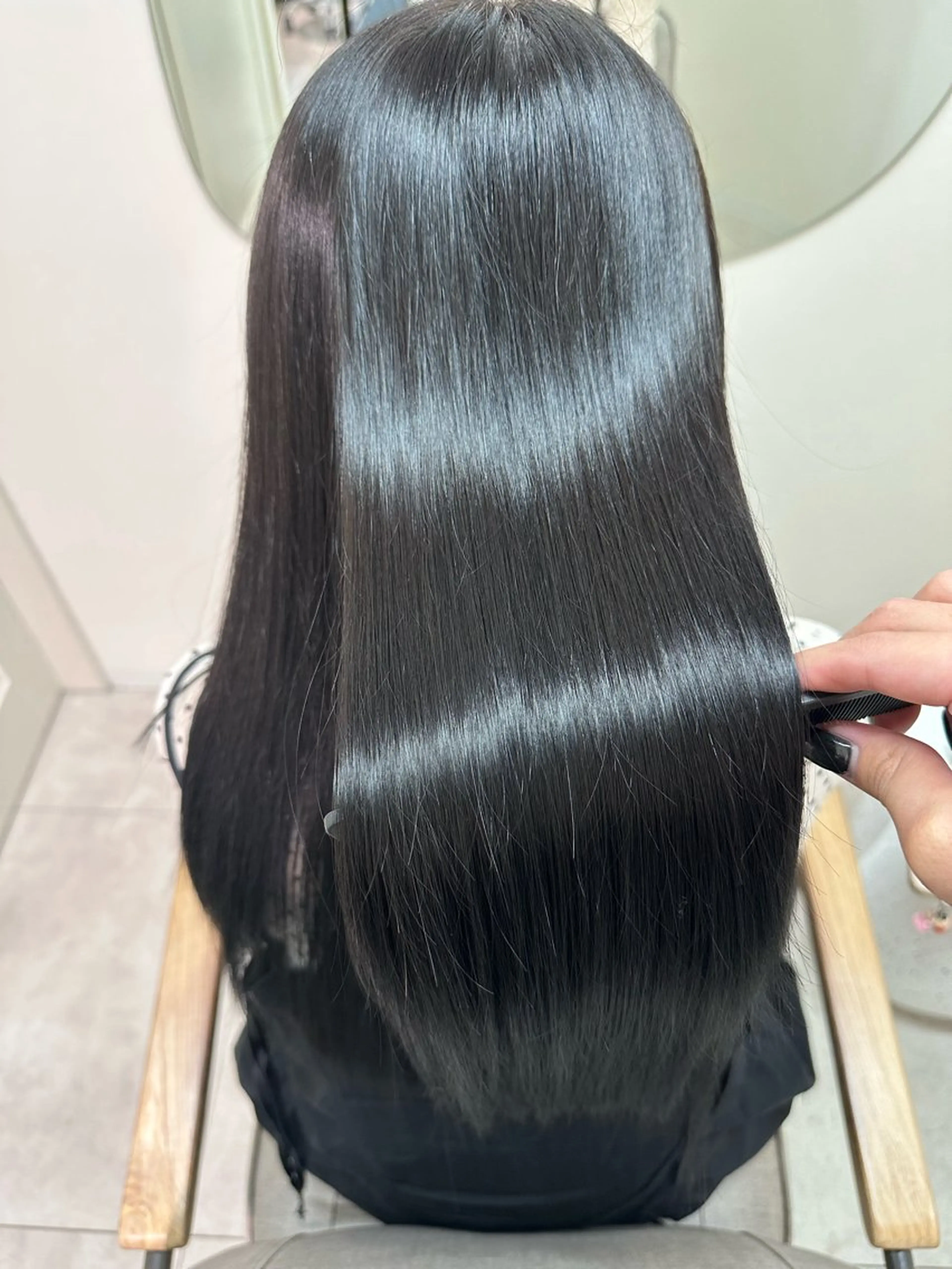 【ミニモ学割🏫🌸】カット+髪質改善カラー+髪質改善トリートメント+ヘッドスパの写真